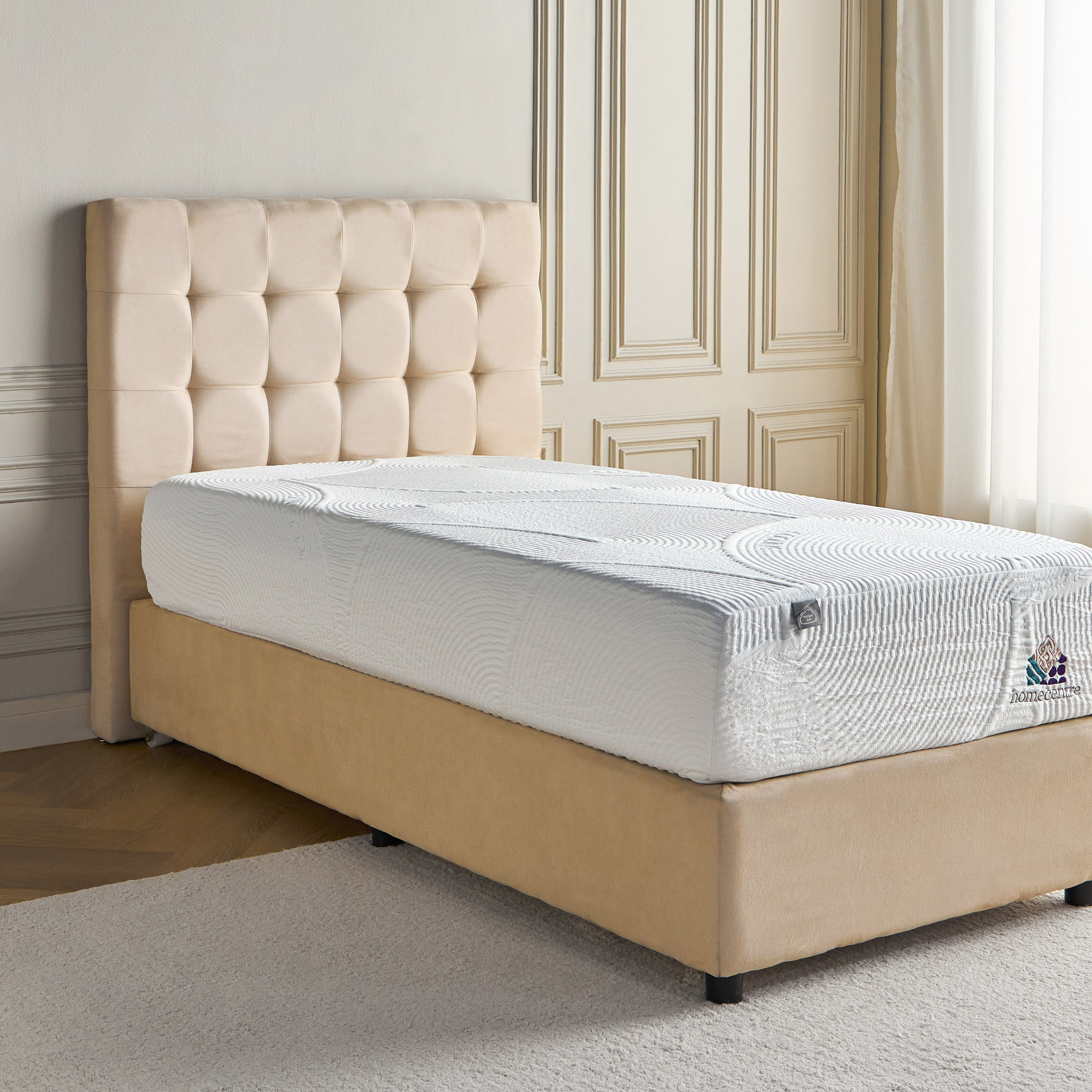 مرتبة فردية إسفنج جل هوائي كونتورد - بلش - 90x200 سم-furniture-mattresses-singlemattresses-image-5