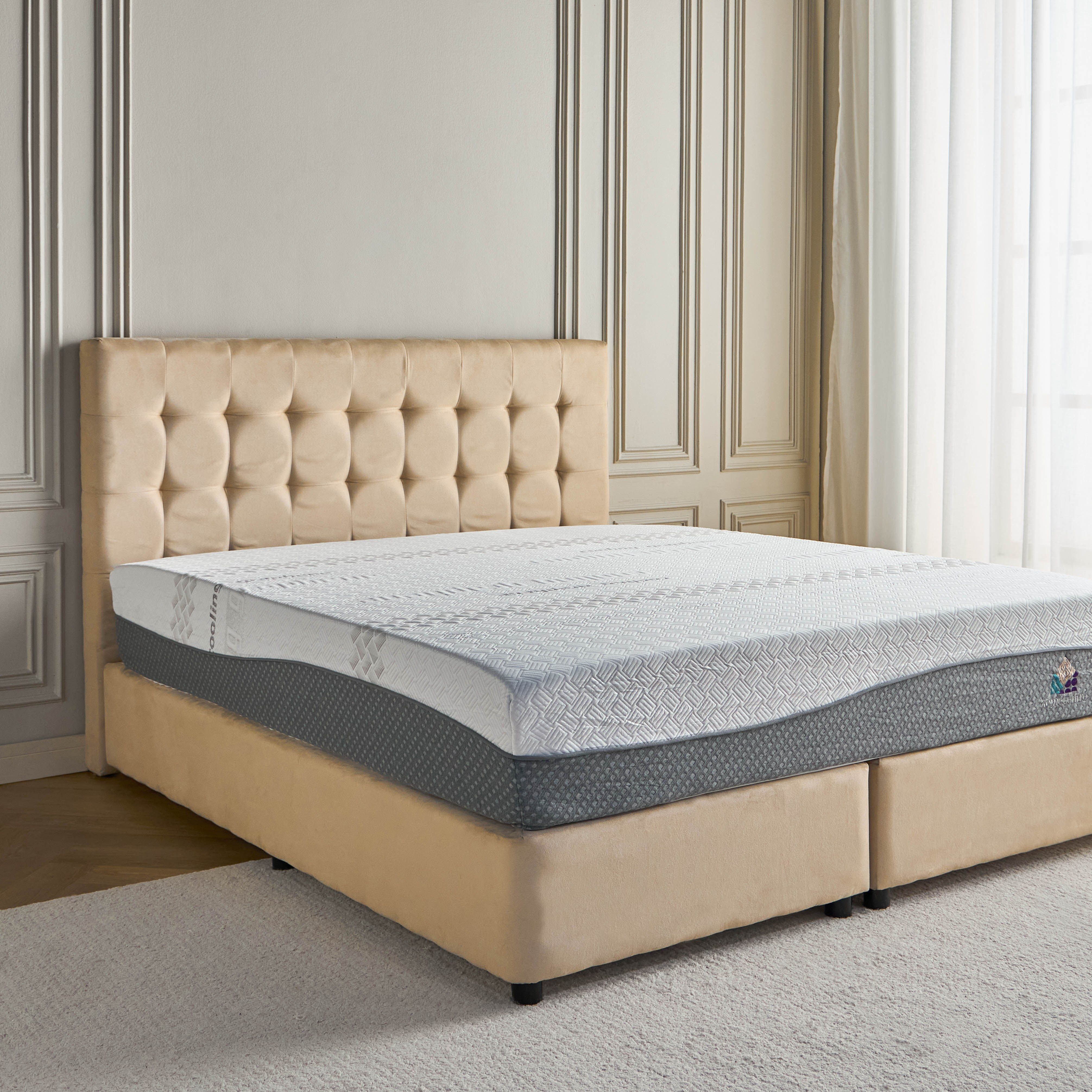 Plush Trisense Coil Foam King Mattress - 180x200 cm-furniture-mattresses-kingmattresses-image-5