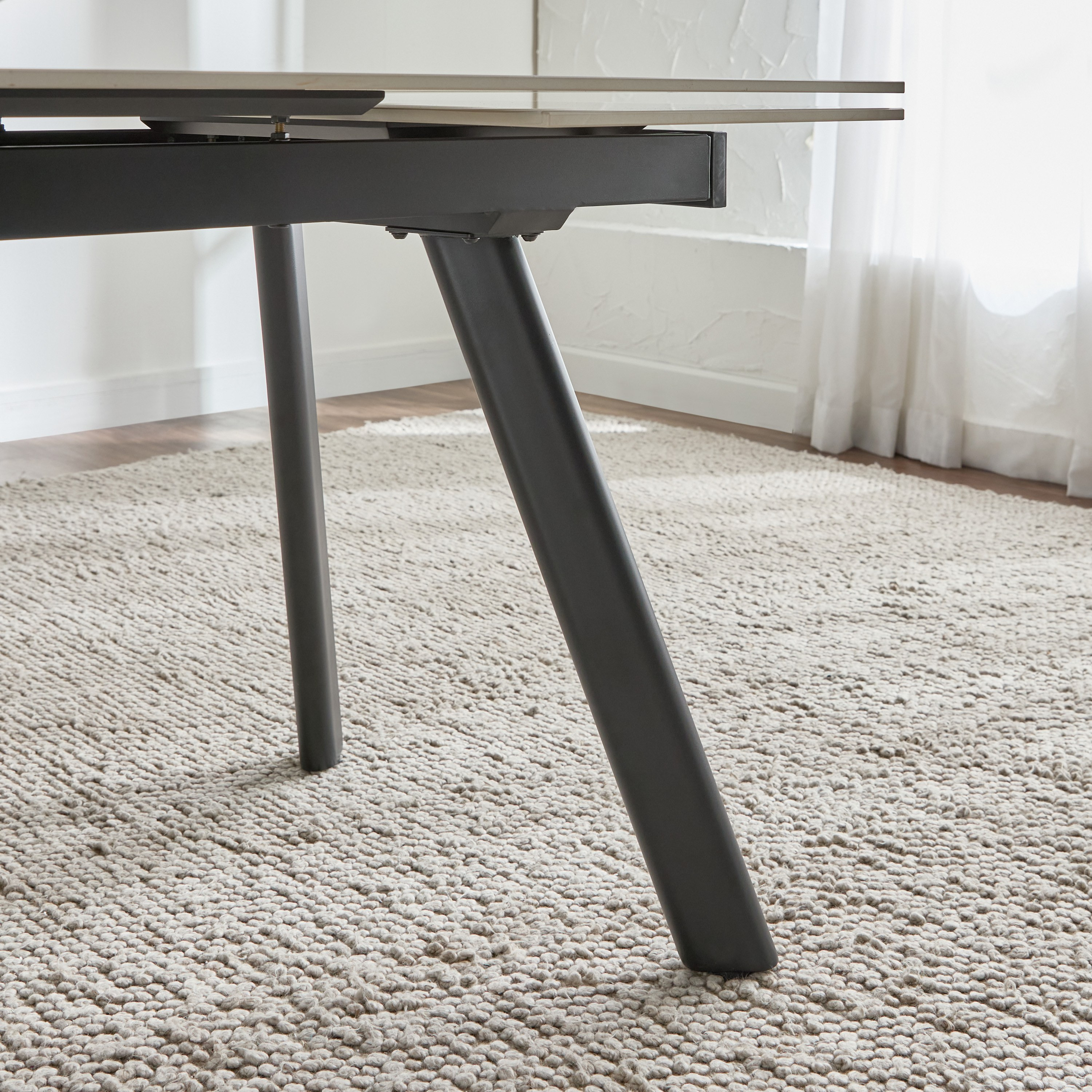 Shop Uno 8-10 Seater Ceramic Top Extendable Dining Table Shop Uno 8-10 Seater Ceramic Top Extendable Dining Table