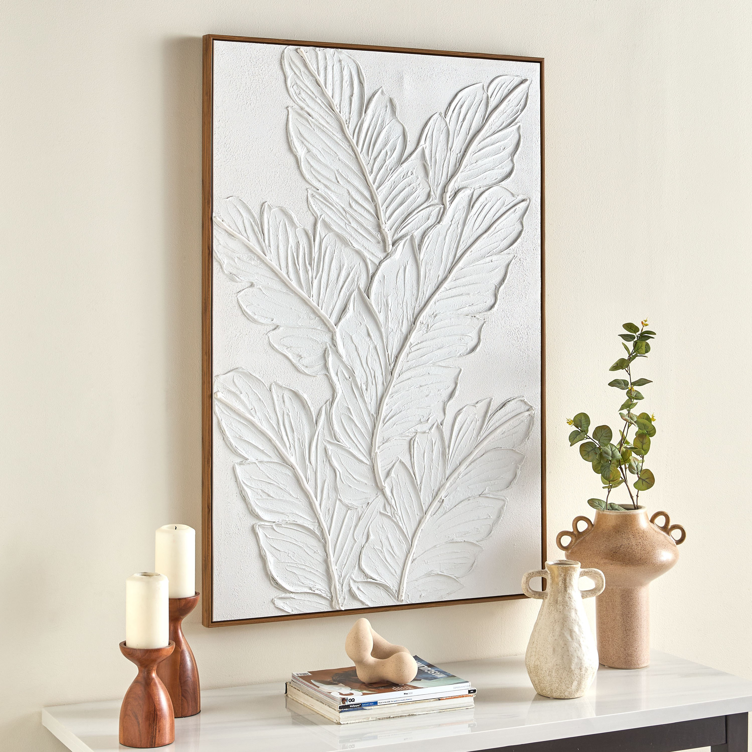 زينة حائط كانفاس مؤطرة بألوان زيتية - ألكسندرا- 80x120 سم-household-walldecorandmirrors-wallart-image-3