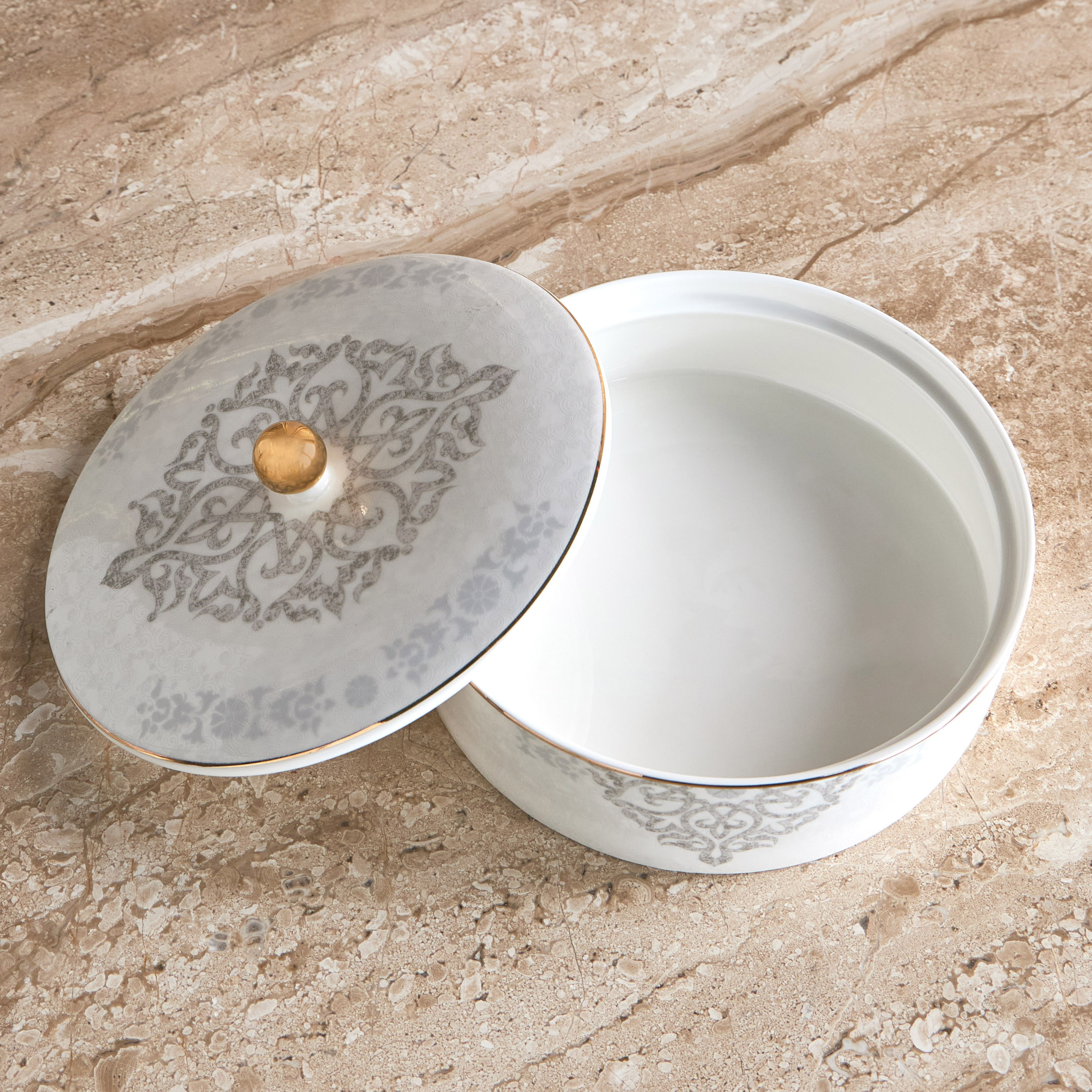 صحن تقديم مع غطاء - سلوى - 19 سم-household-giftingaccessories-giftings-image-2