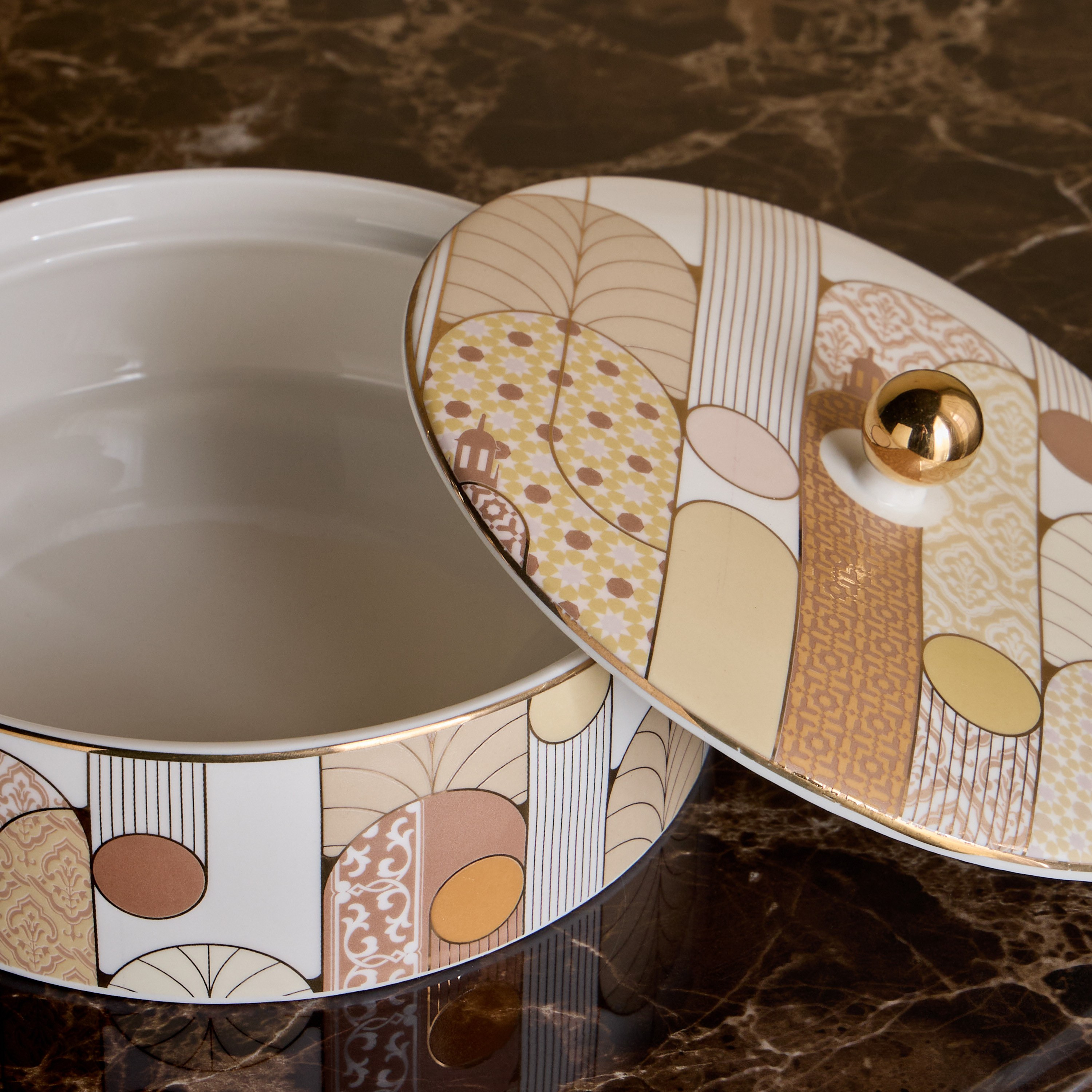 Tamara Serving Dish with Lid - 19 cm-household-giftingaccessories-giftings-image-2