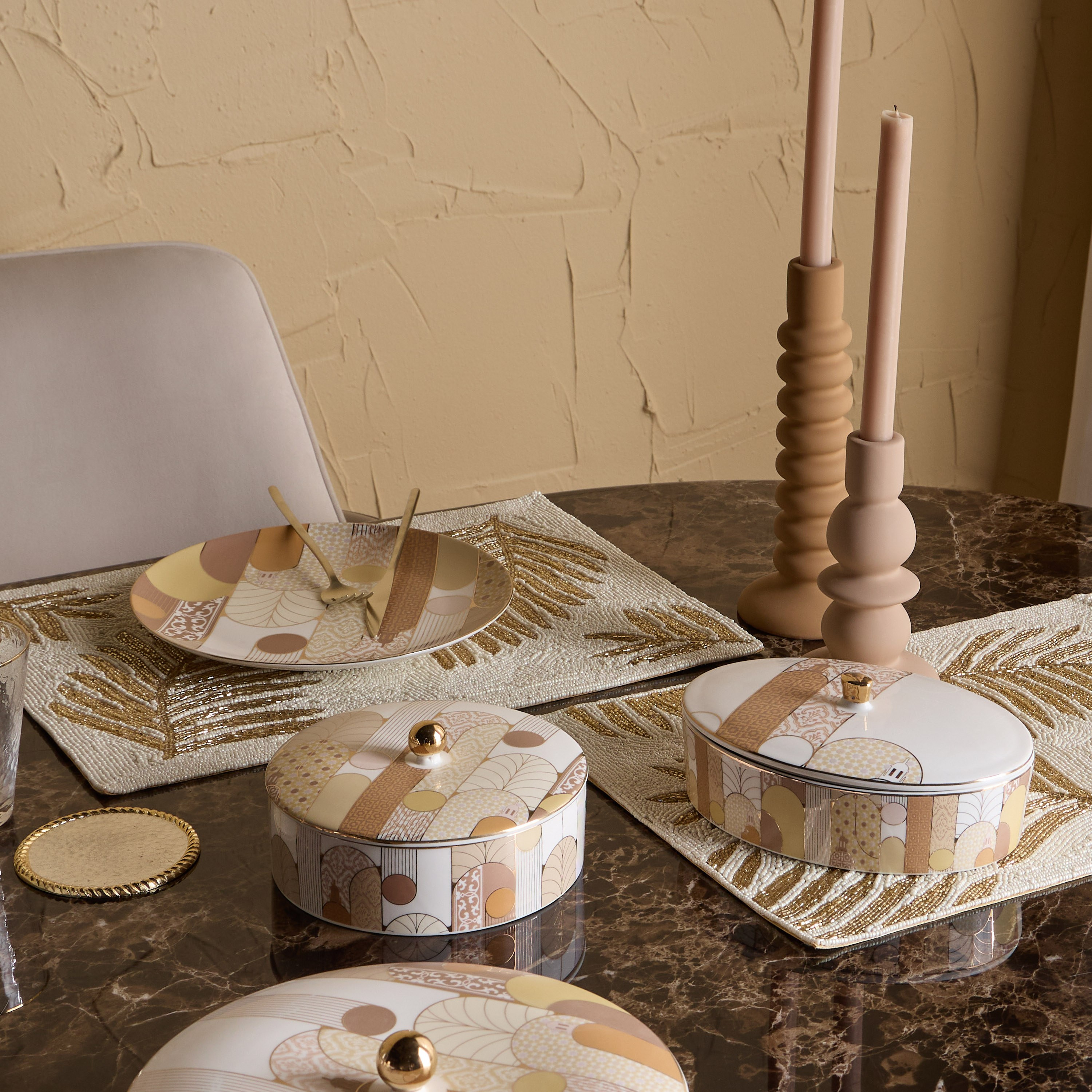 Tamara Serving Dish with Lid - 19 cm-household-giftingaccessories-giftings-image-3