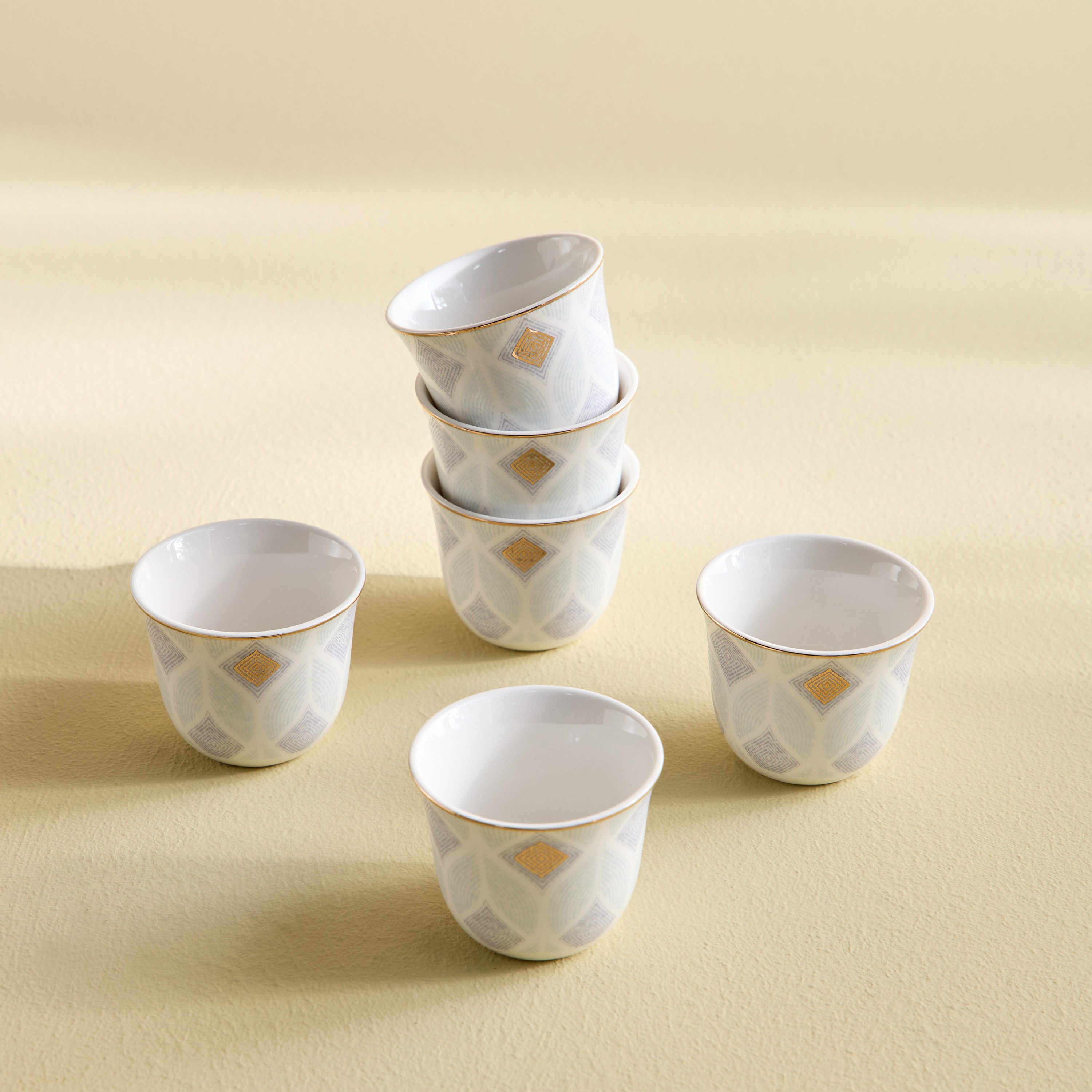 Tamiya 6-Piece Kahwa Cup Set - 70 ml-household-giftingaccessories-giftings-image-1