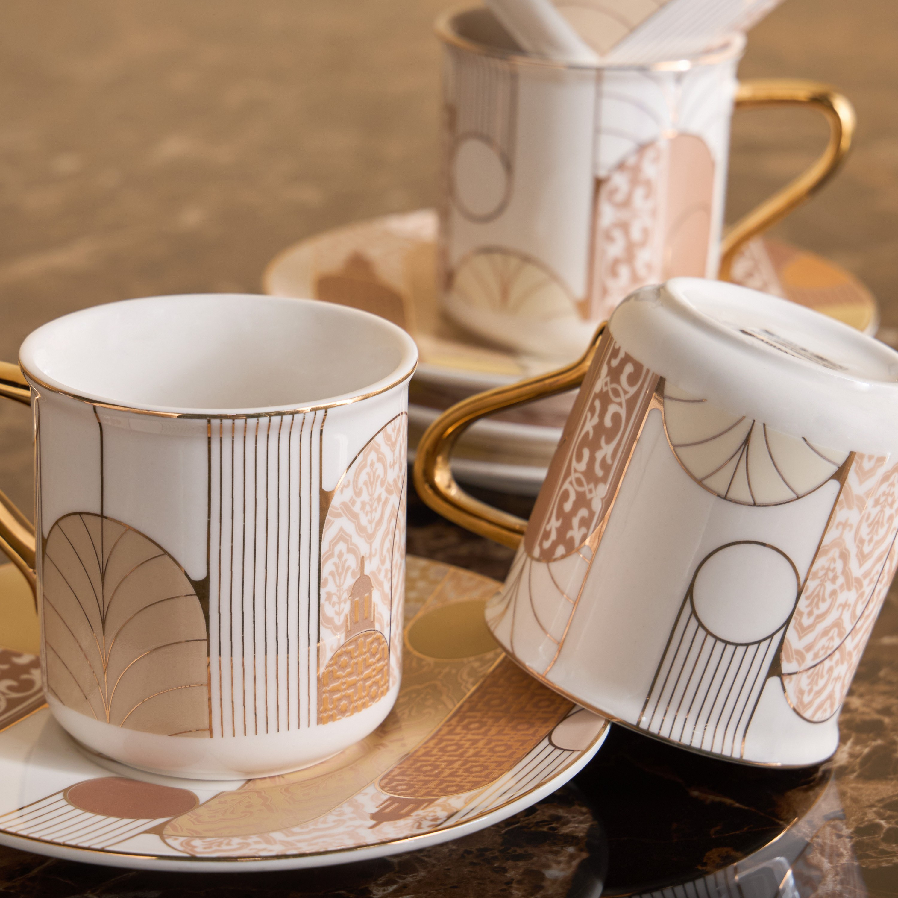 Tamara 12-Piece New Bone China Tea Cup and Saucer Set - 200 ml-household-giftingaccessories-giftings-image-2