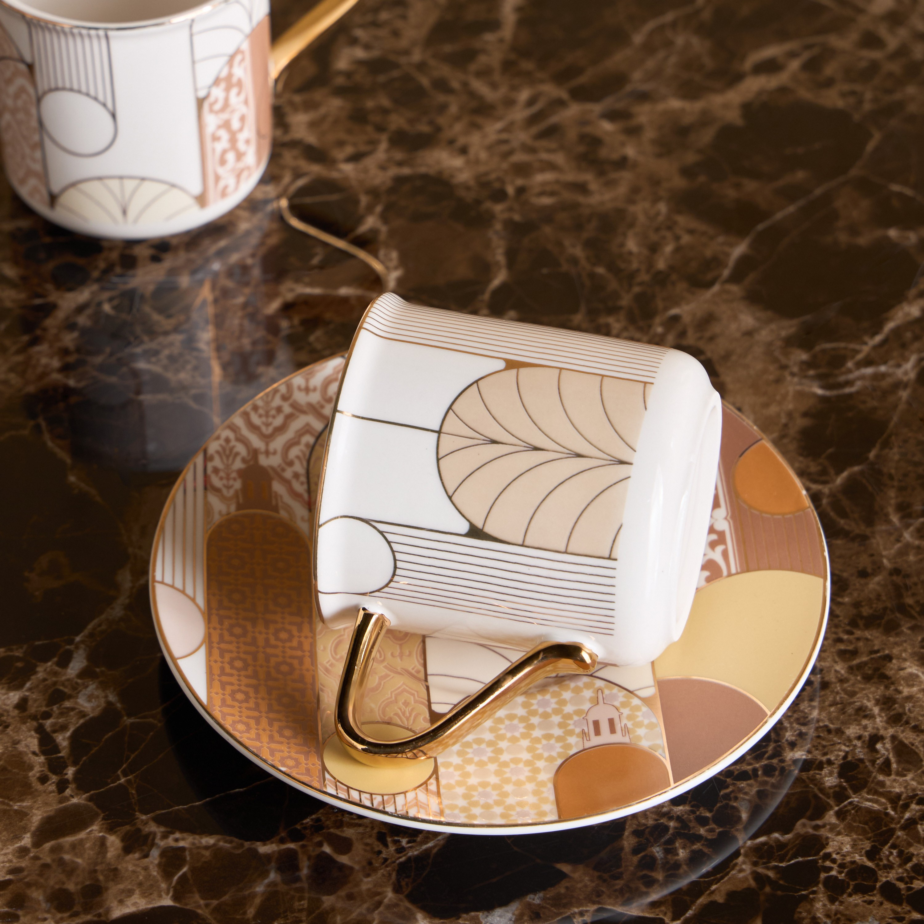 Tamara 12-Piece New Bone China Tea Cup and Saucer Set - 200 ml-household-giftingaccessories-giftings-image-3