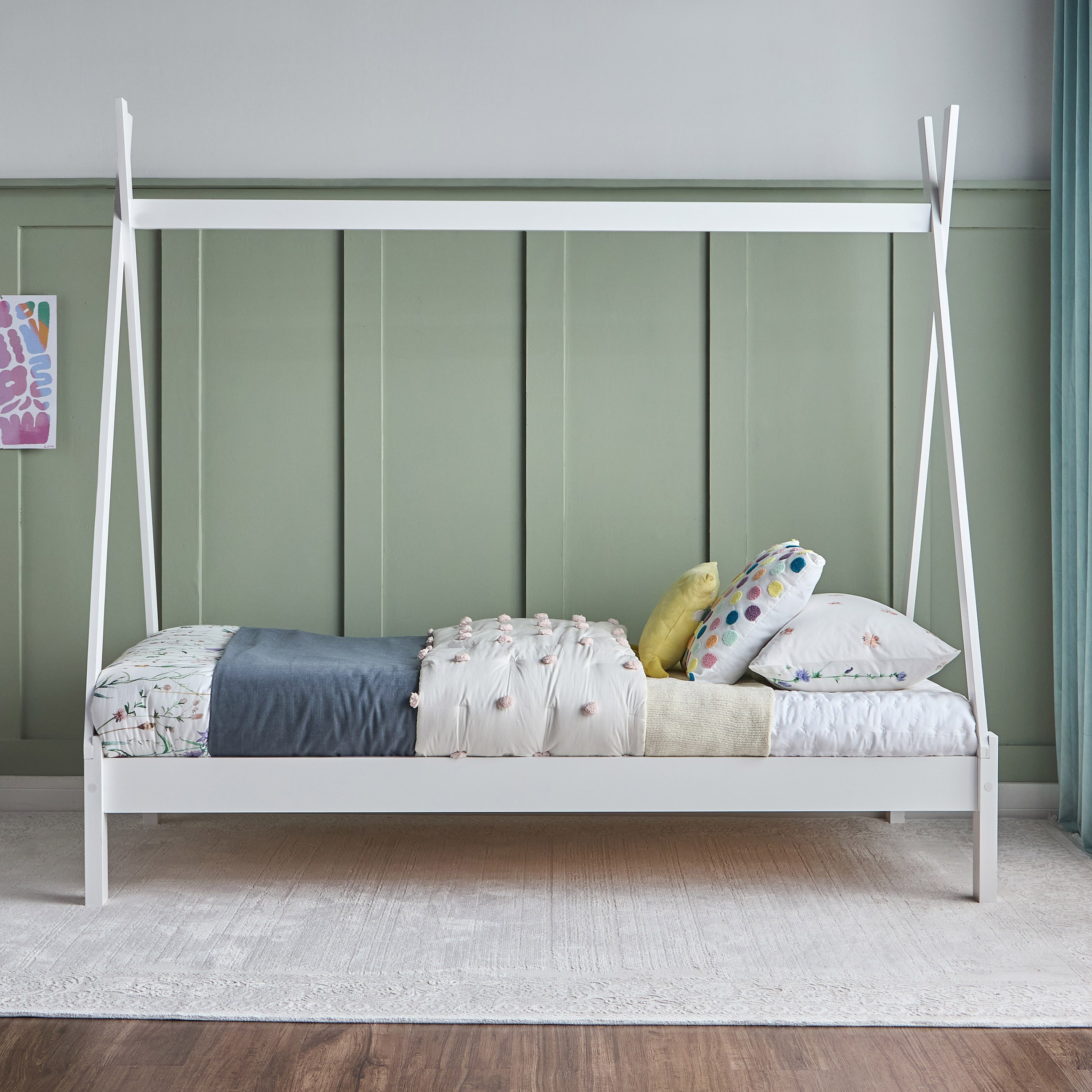 سرير بتصميم خيمة - سيرجيو - 90x190 سم-babyandkids-kidsbeds-singlebeds-image-3