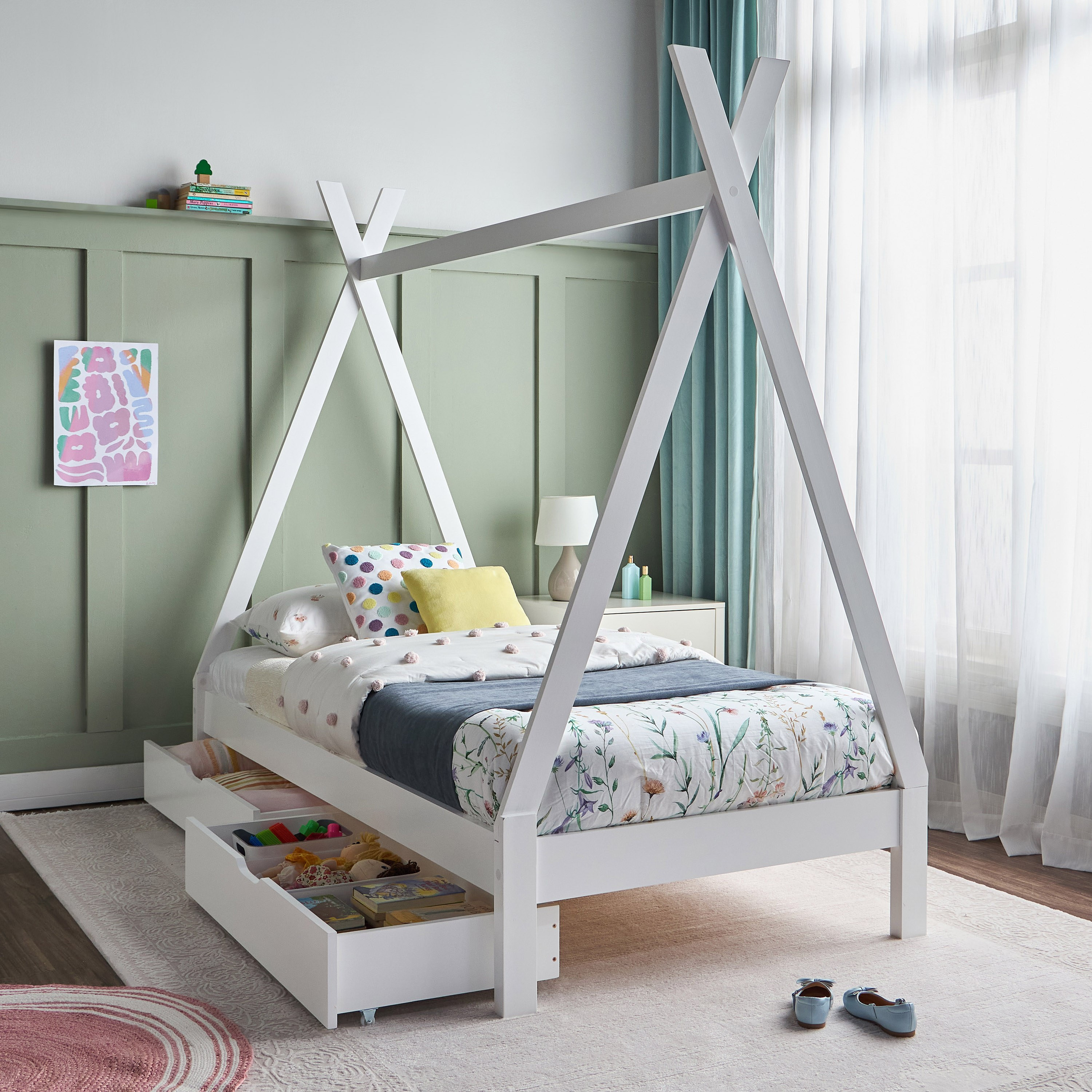 سرير بتصميم خيمة - سيرجيو - 90x190 سم-babyandkids-kidsbeds-singlebeds-image-7