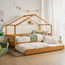 سرير بتصميم كوخ مع سور - سيرجيو - 90x190 سم-babyandkids-kidsbeds-twinbeds-image-2