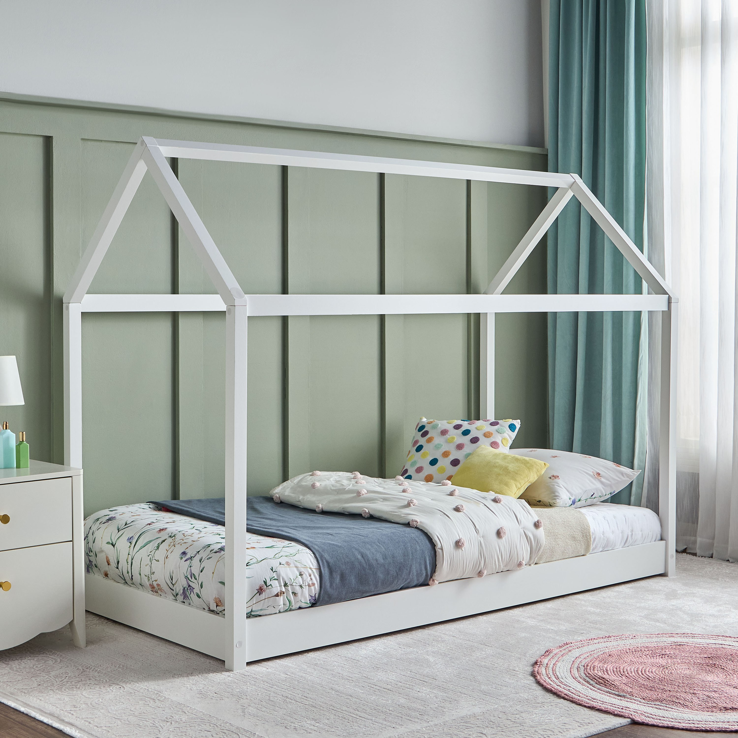 Sergio Hut Floor Bed - 90x190 cm-babyandkids-kidsbeds-singlebeds-image-1