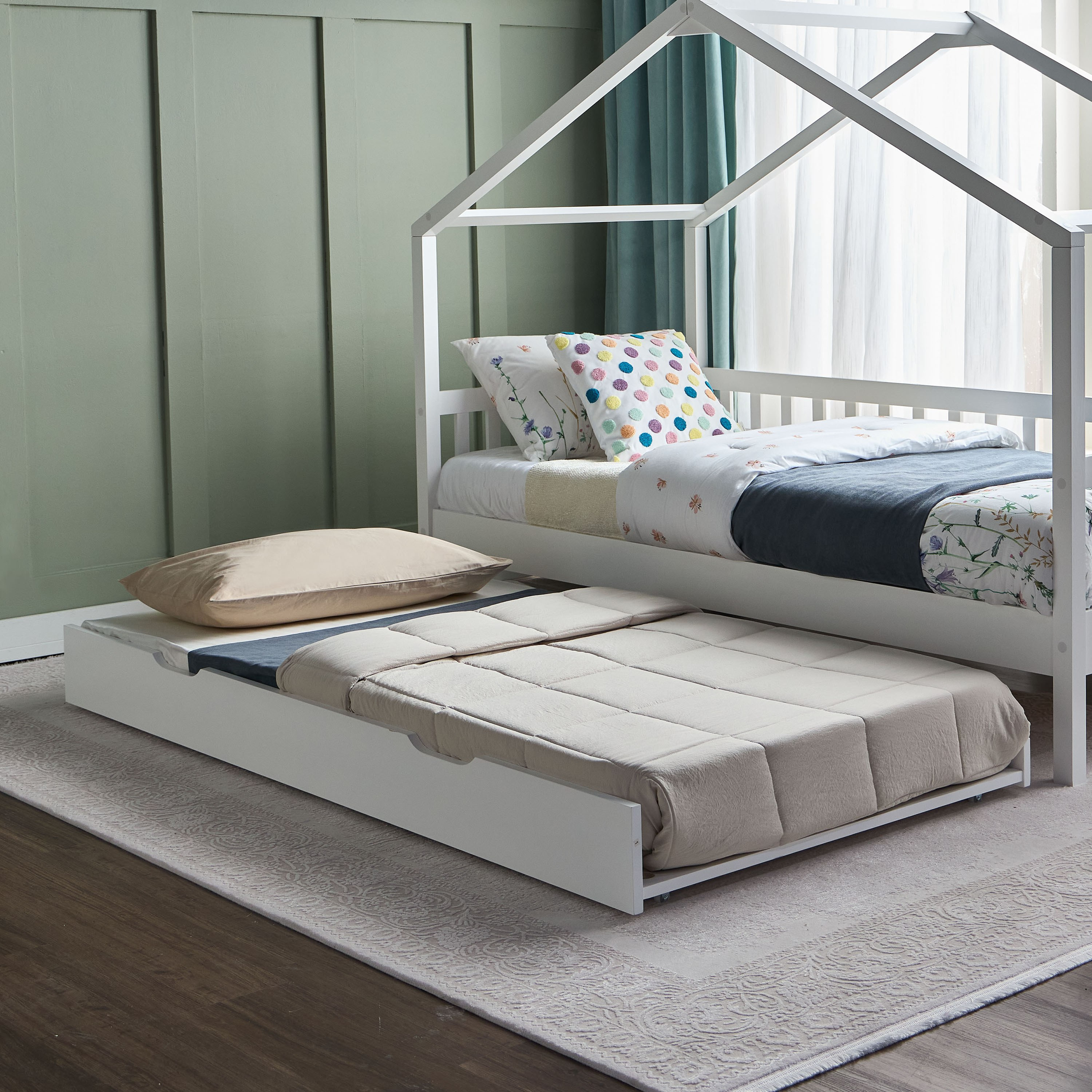Sergio Trundle - 90x190 cm-babyandkids-kidsbeds-trundlesandunderbeds-image-1