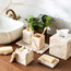 جرة قطن من رخام الكالكوتا - توركيش-household-bathandlaundry-bathaccessories-tissueboxesandcottonjars-image-1