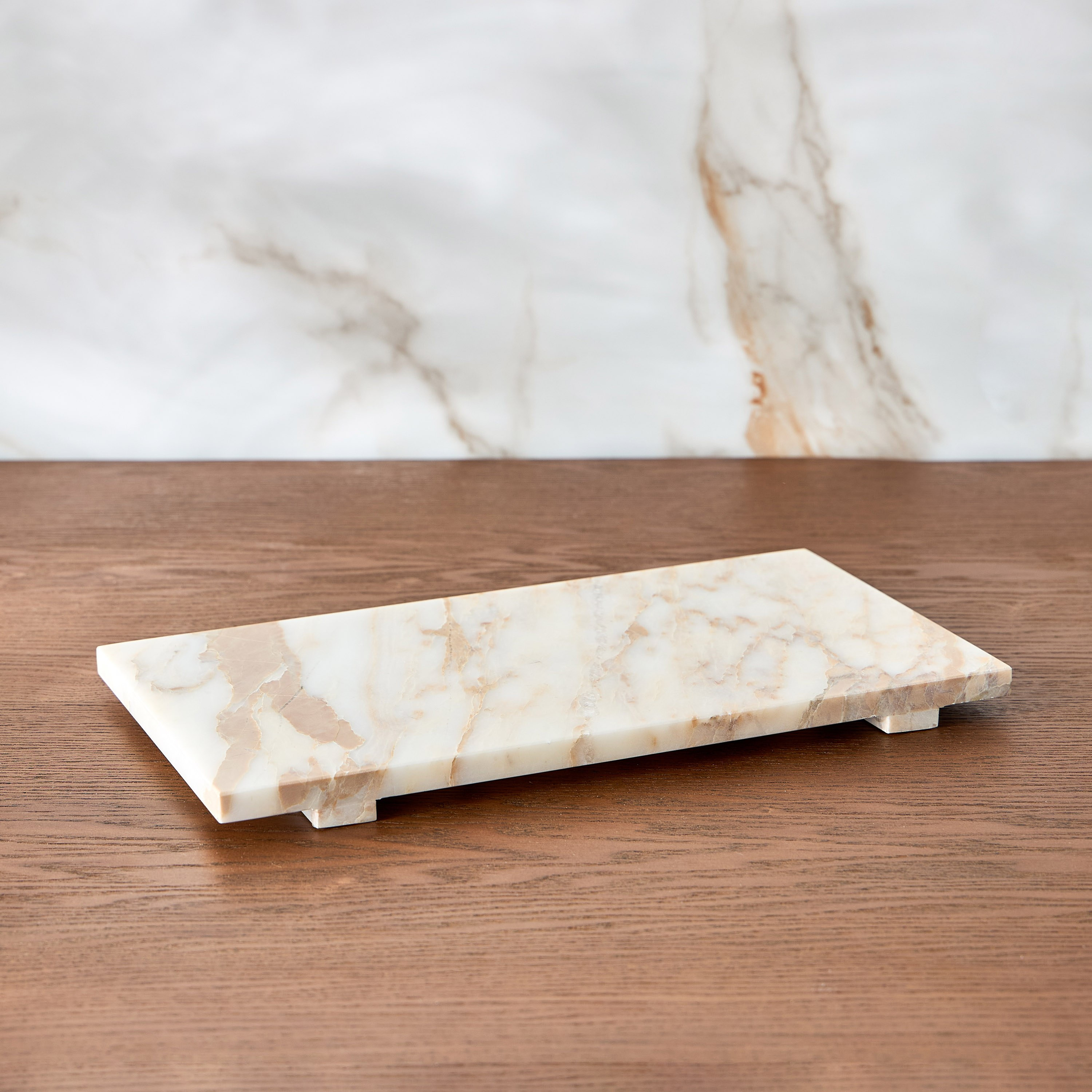 Turkish Calacatta Marble Towel Tray-household-bathandlaundry-bathaccessories-toweltraysandplatforms-image-1