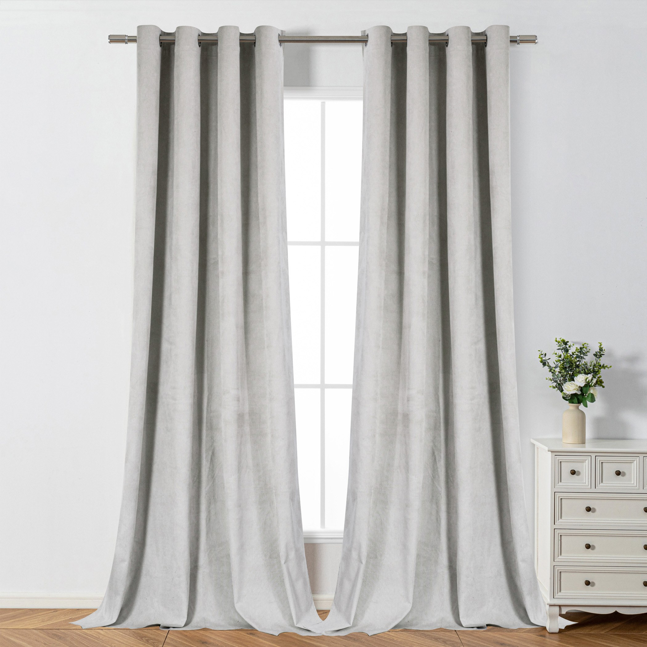 Keira 2-Piece Blackout Curtain Set - 140x300 cm-household-windows-curtains-image-1
