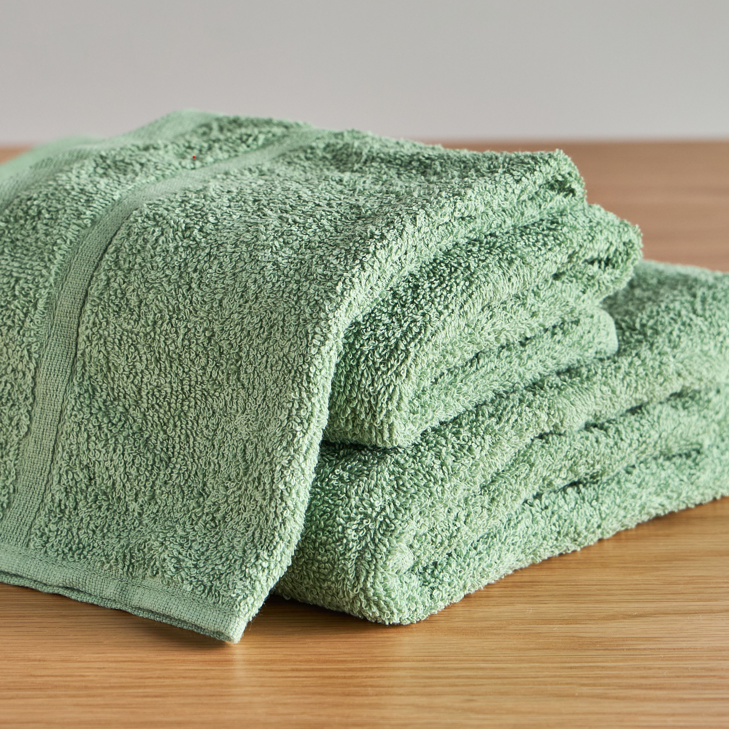 طقم مناشف صغيرة من القطن الدقيق 4 قطع بوزن 380 جرام - ريس - 33x33 سم-household-bathandlaundry-bathlinen-towels-image-9