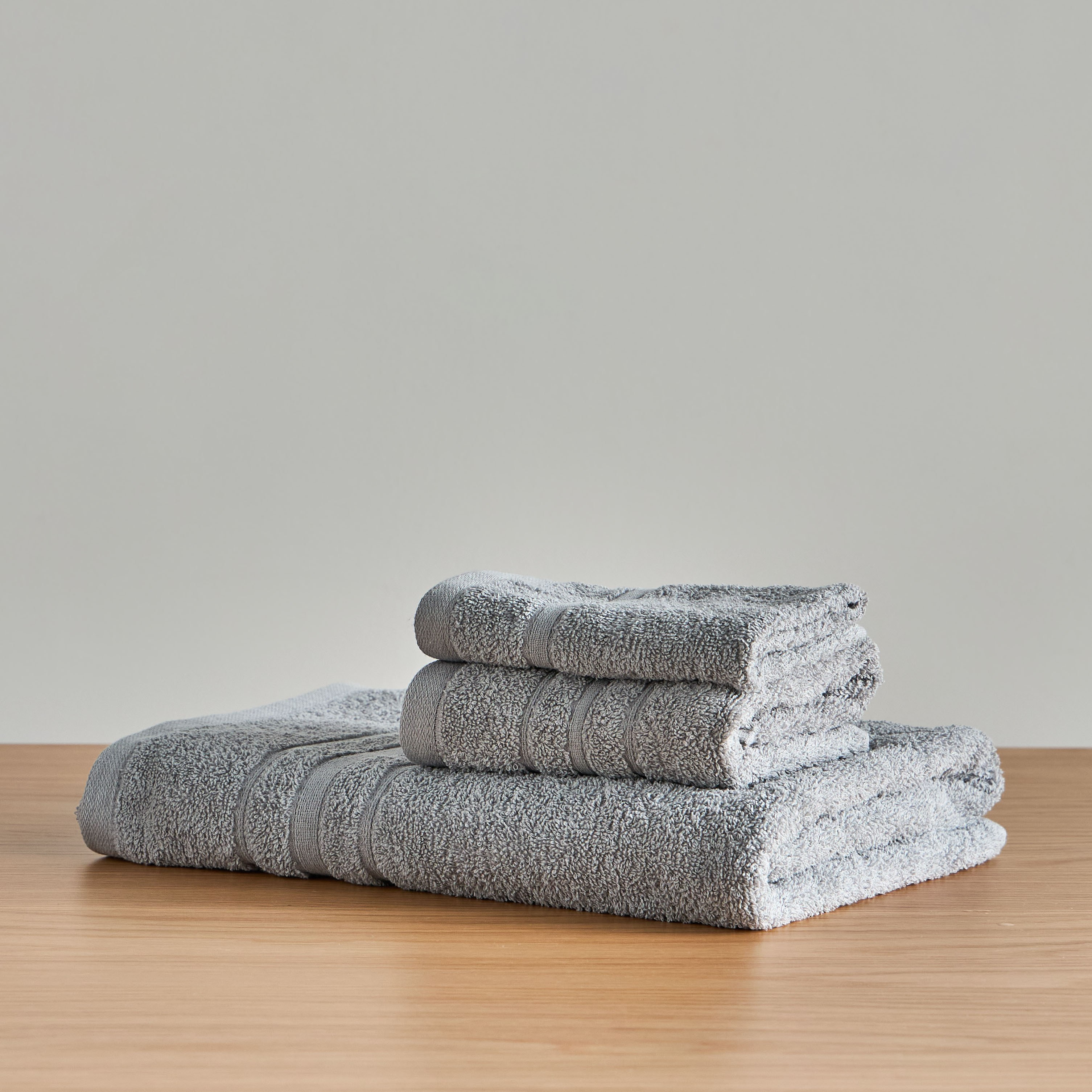 طقم مناشف صغيرة من القطن الدقيق 4 قطع بوزن 380 جرام - ريس - 33x33 سم-household-bathandlaundry-bathlinen-towels-image-22