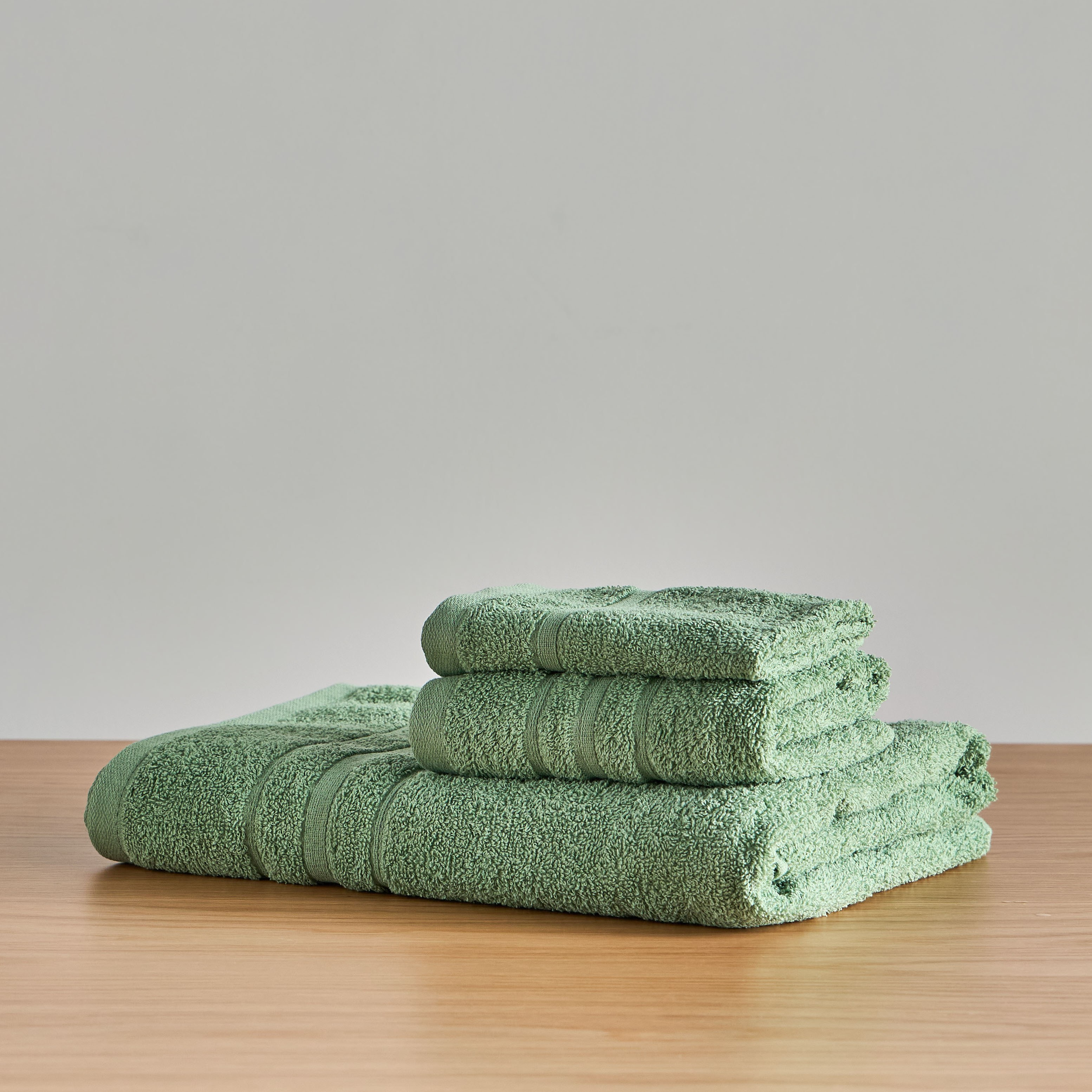 مجموعة مناشف يد قطن مايكرو قطعتين بوزن 380 جرام  - ريس - 41x66 سم-household-bathandlaundry-bathlinen-towels-image-4