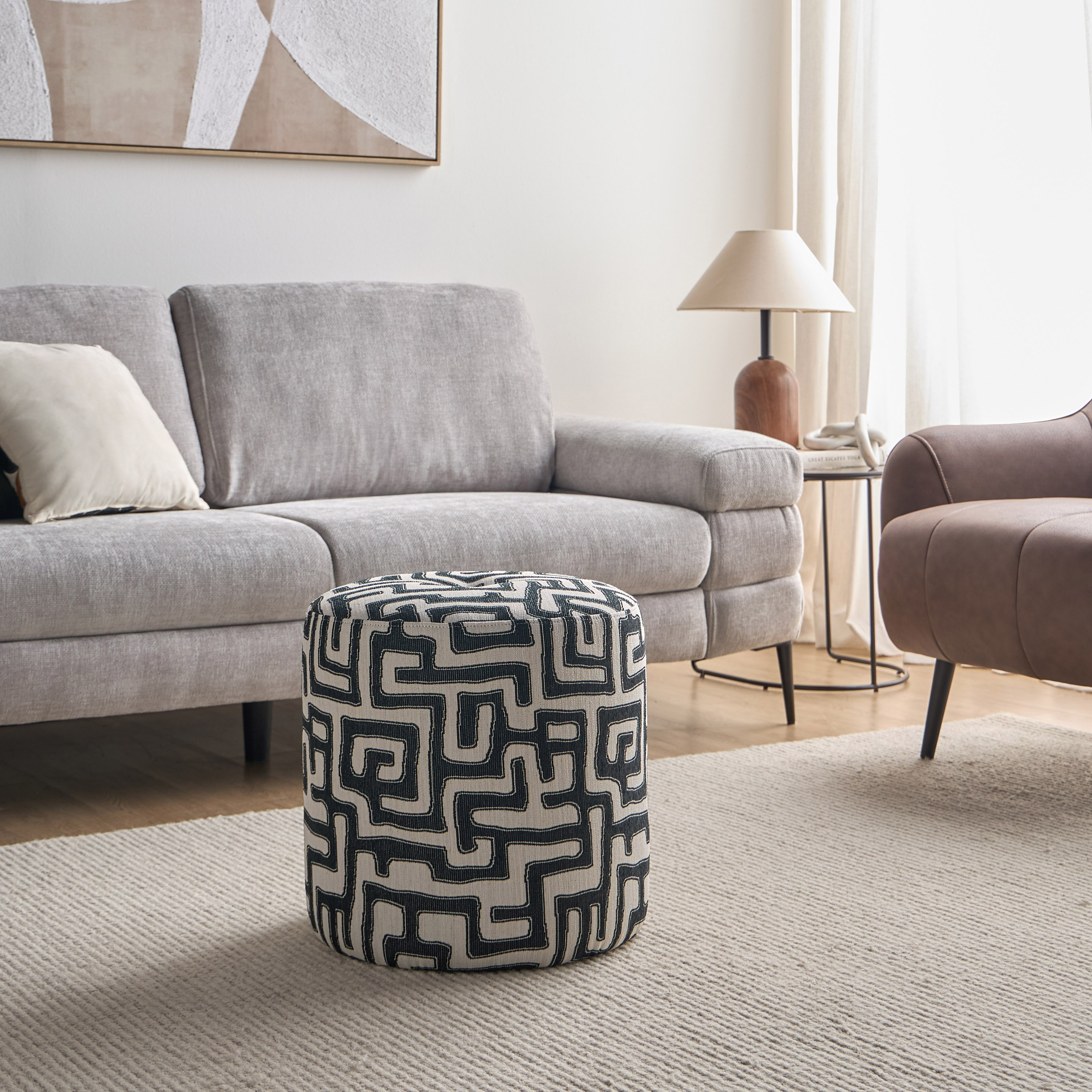 مقعد عثماني قماش - راندل - صغير-furniture-sofaandseating-ottomansbeanbagsandpoufs-image-4