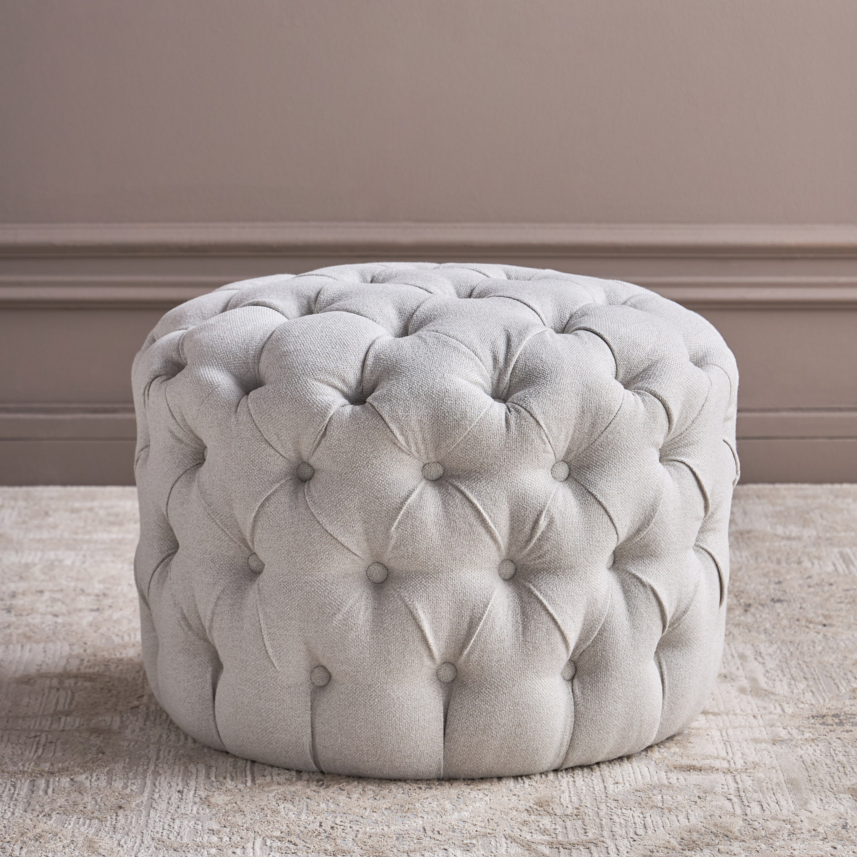 Bella Fabric Ottoman