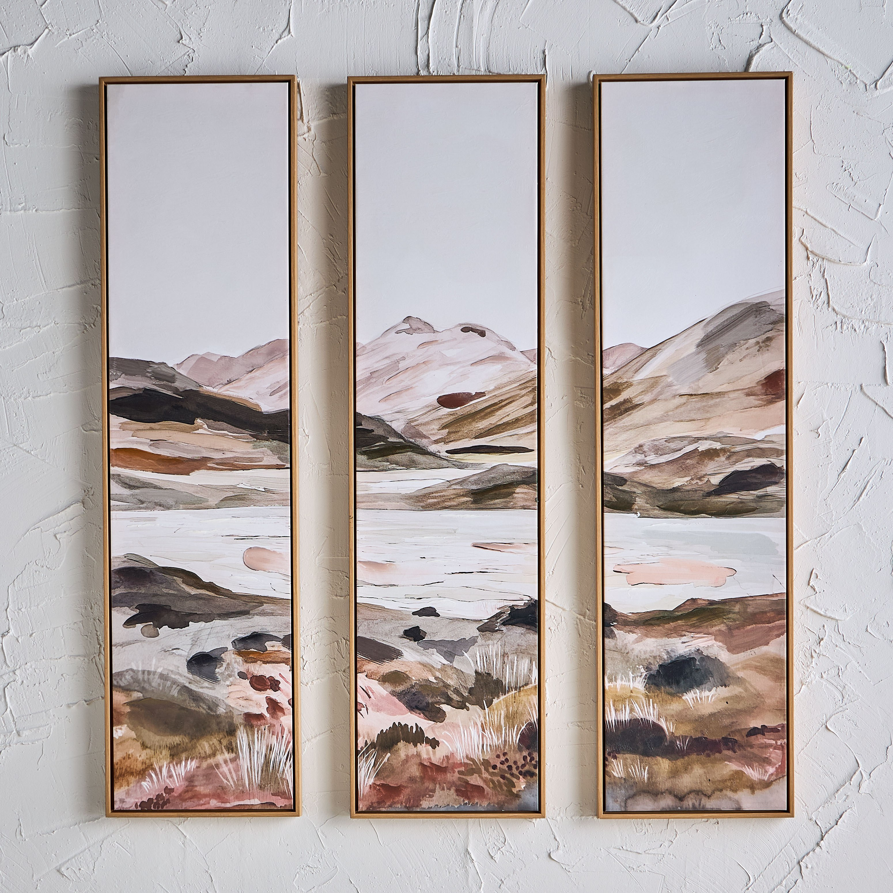 Akil 3-Piece Framed Canvas Wall Art Set - 33x123 cm-household-walldecorandmirrors-wallart-image-1