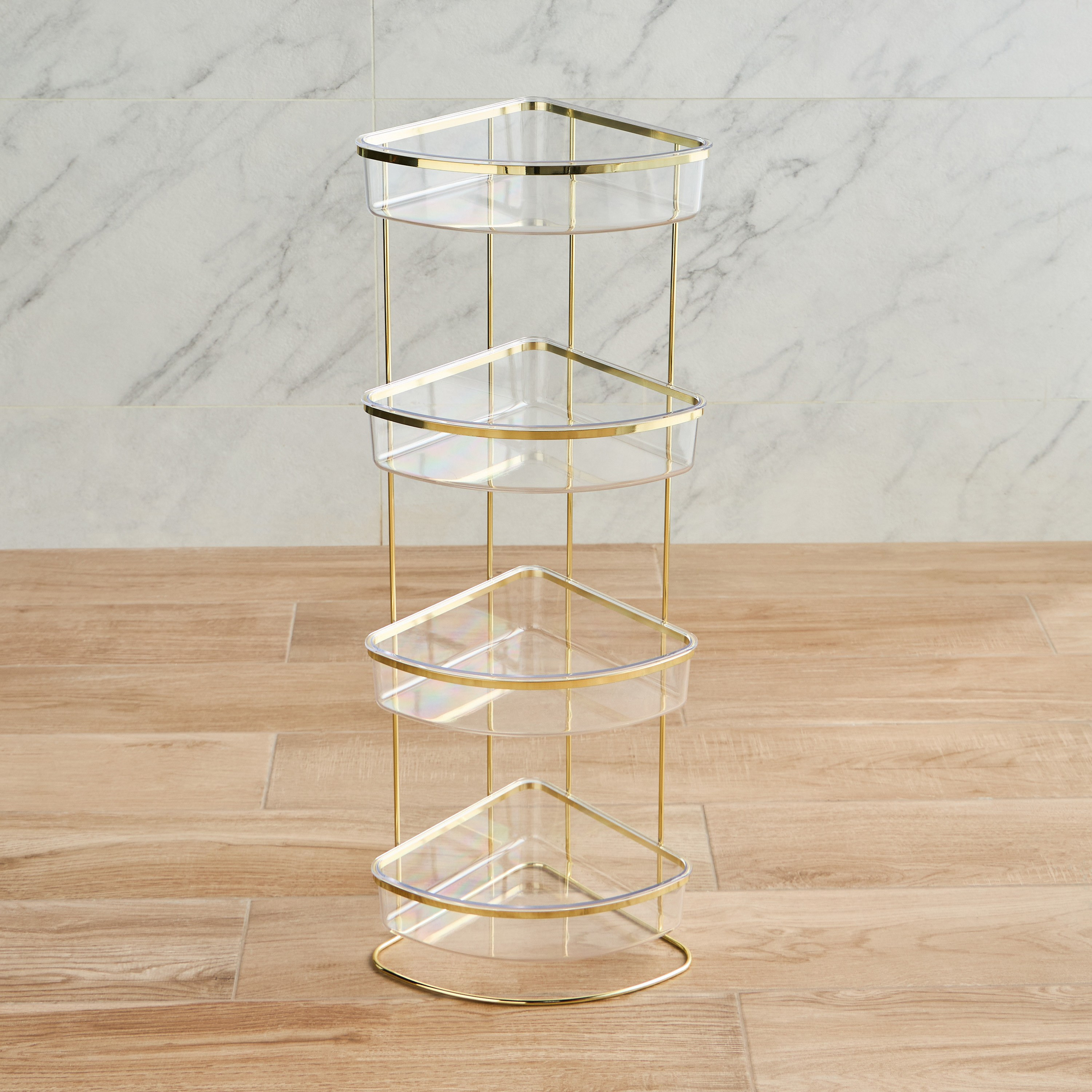 Misty 4-Tier Storage Rack - 23x23 cm-household-bathandlaundry-bathroomorganizing-bathroomracksandtrolleys-image-2