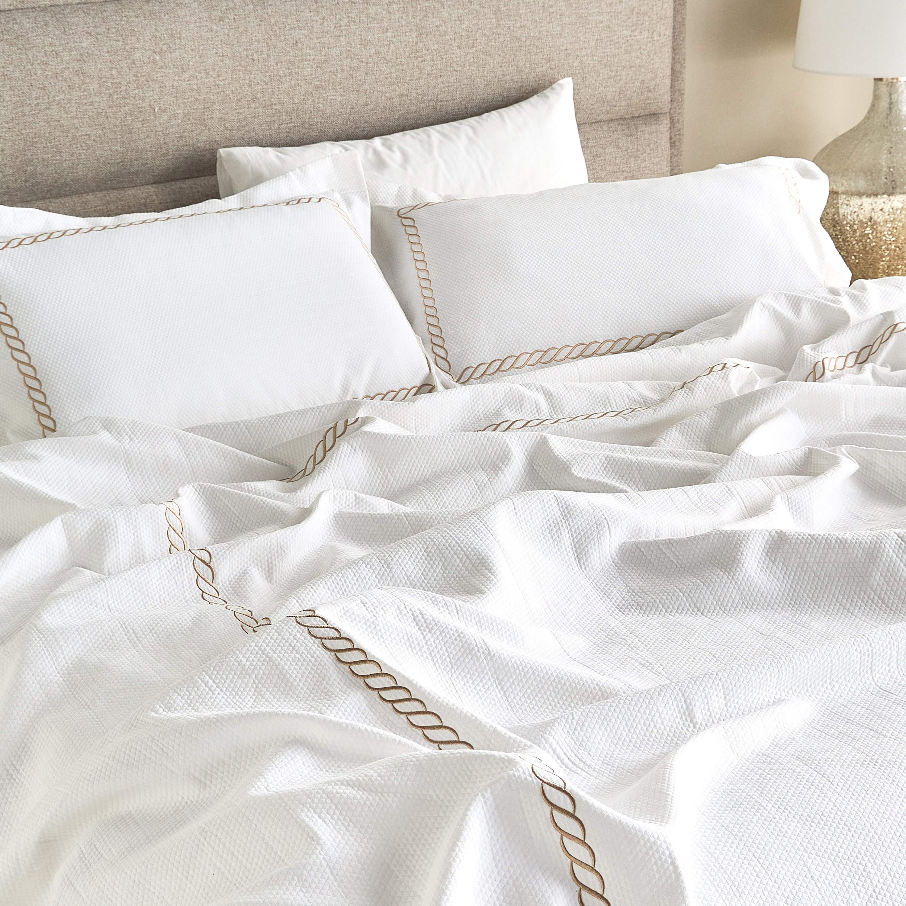Geneva Cotton Quilted 3-Piece King Bedspread Set - 240x260 cm-household-bedding-comfortersandbedspreads-bedspreads-image-5