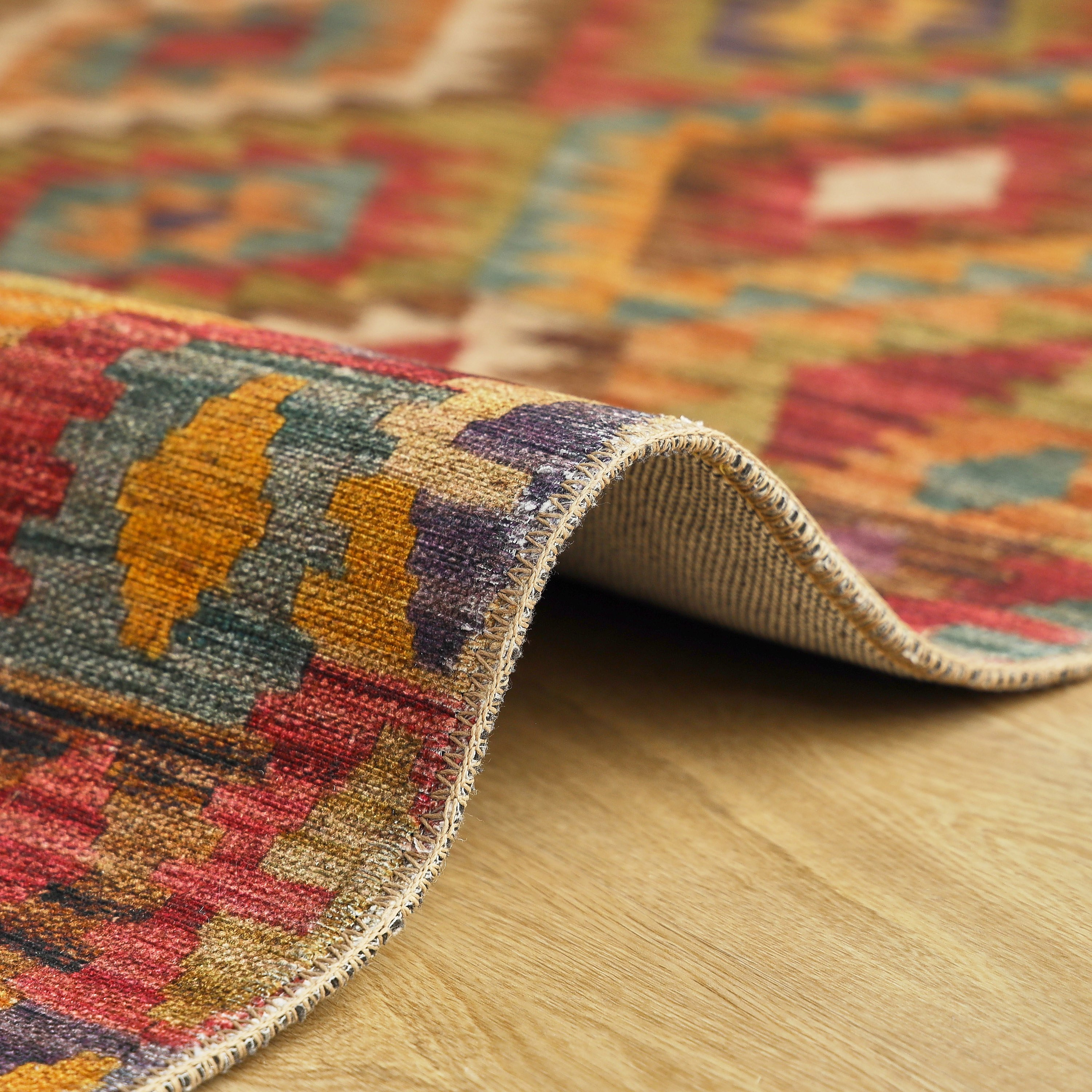 Vivid Printed Rug - 200x290 cm-household-rugsandcarpets-rugs-image-4