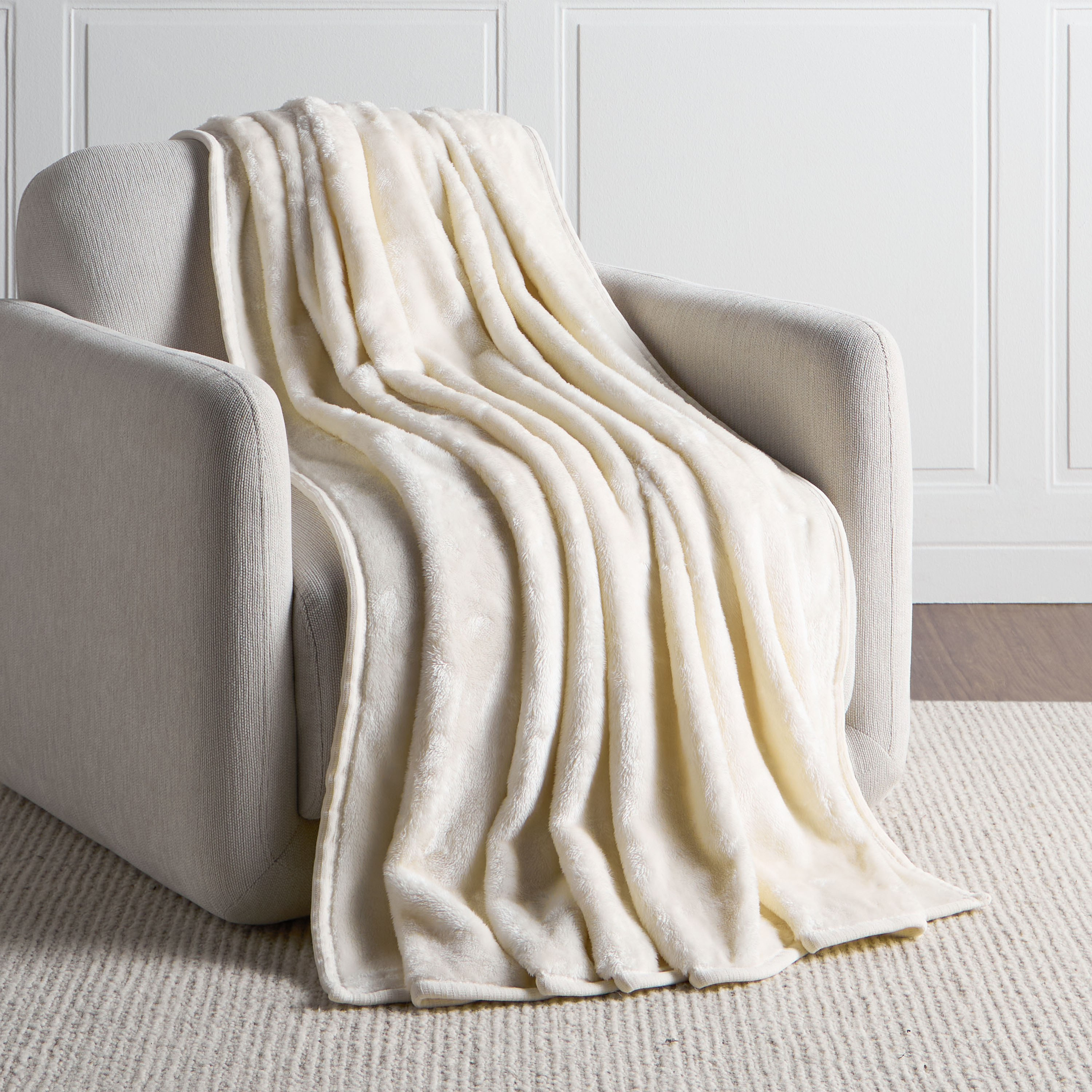 Kairi Chenille Single Blanket - 150x200 cm-household-cushionsandthrows-throwsandblankets-blankets-image-1