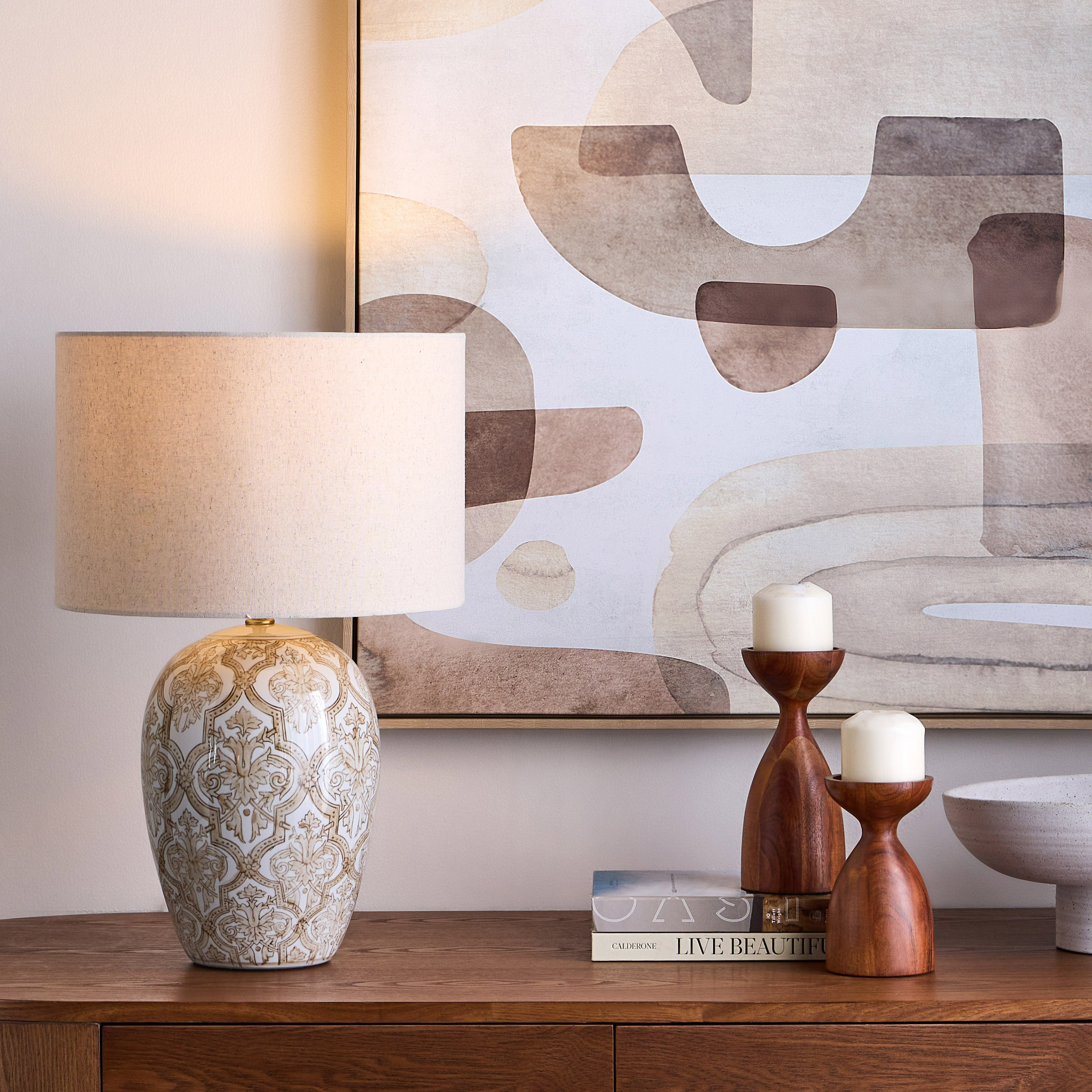 Wandella Ceramic Table Lamp - 60 cm-household-lighting-tableanddesklamps-image-4