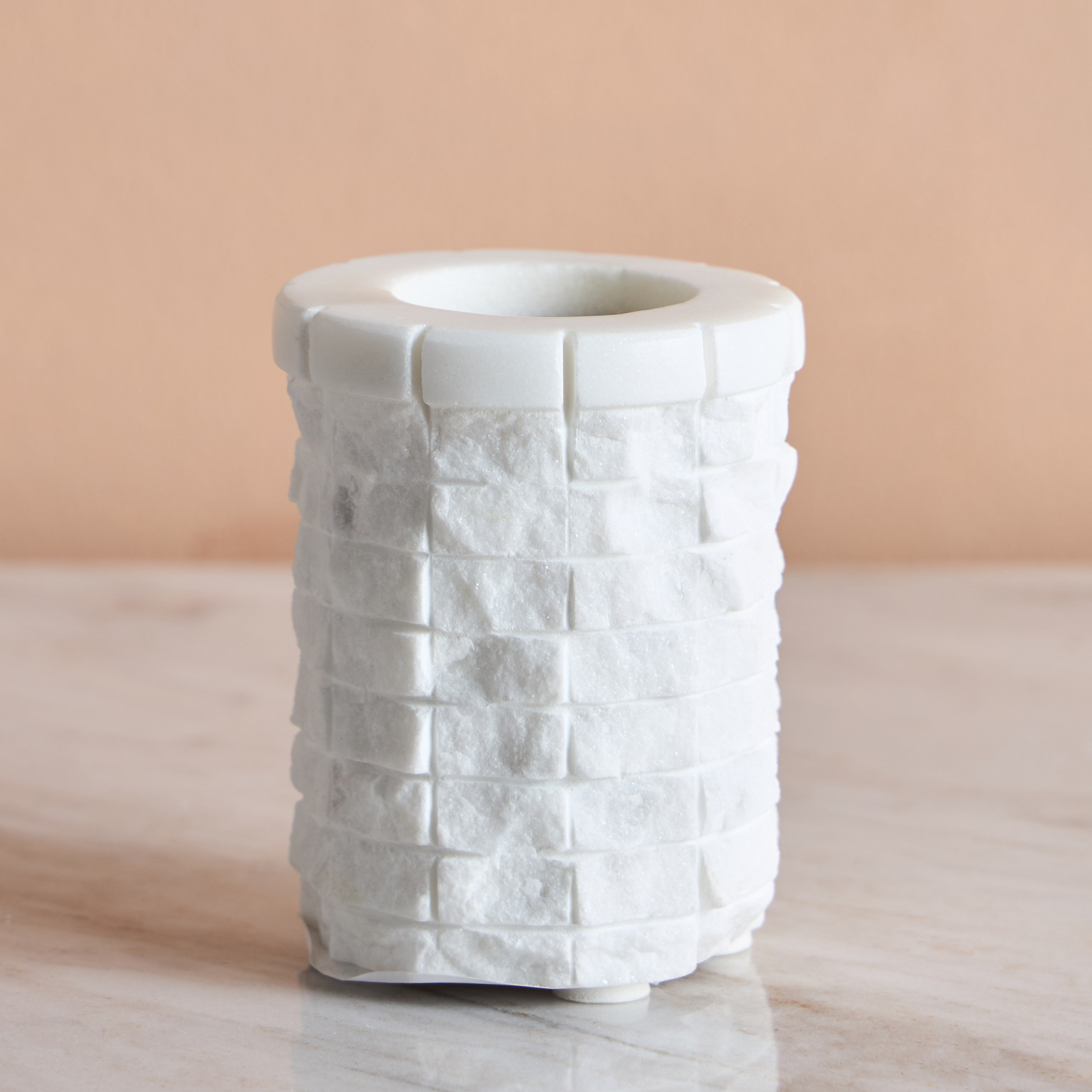 Mauricio Chiseled Tealight Candleholder-household-decor-candleholdersandlanterns-image-1