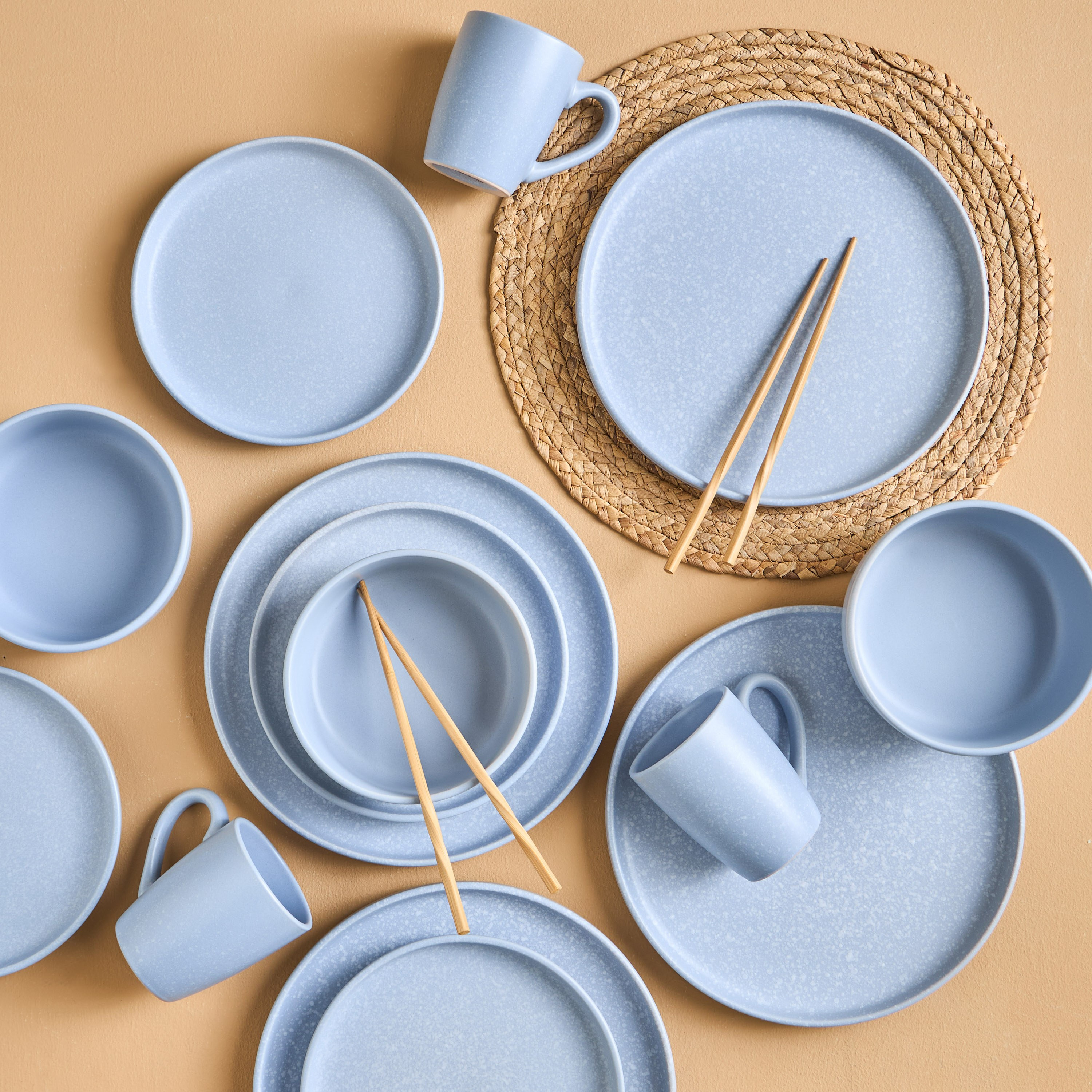 Shop Terry 16-Piece Ceramic Dinner Set - Serves 4 | Homecentre Kuwait