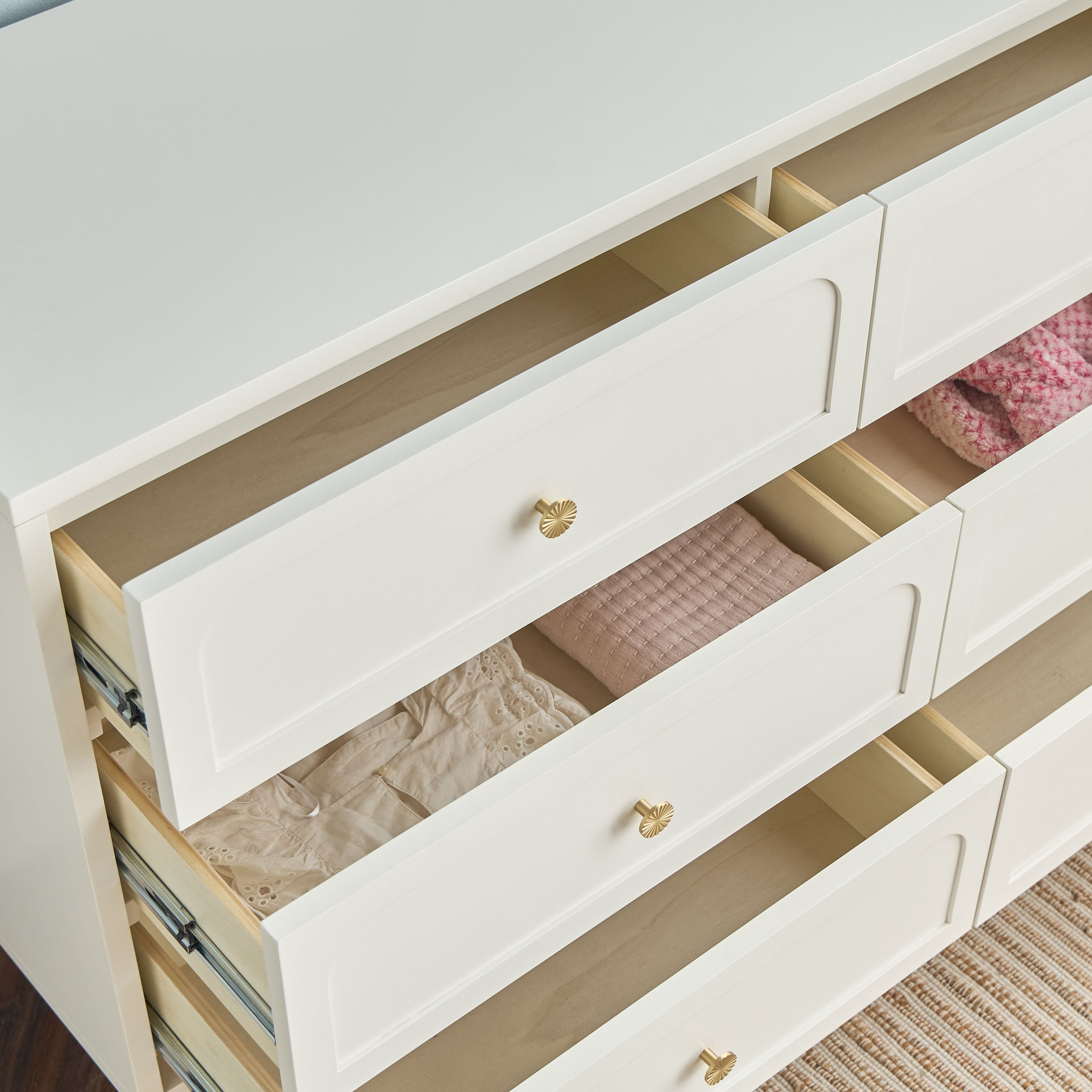 طاولة تزيين 6 أدراج - كلاريسا-babyandkids-roomfurniture-dressersandmirrors-image-3