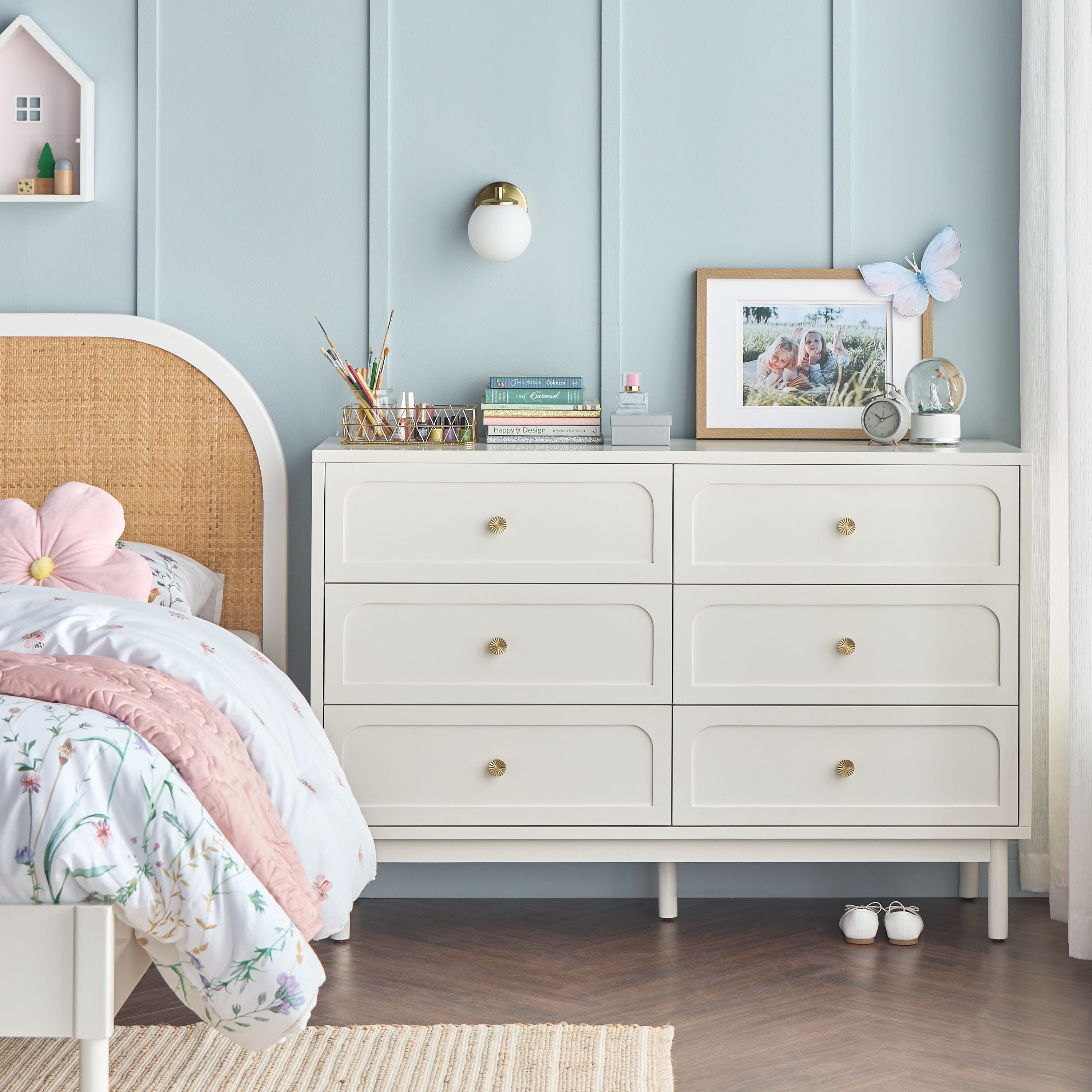 طاولة تزيين 6 أدراج - كلاريسا-babyandkids-roomfurniture-dressersandmirrors-image-6