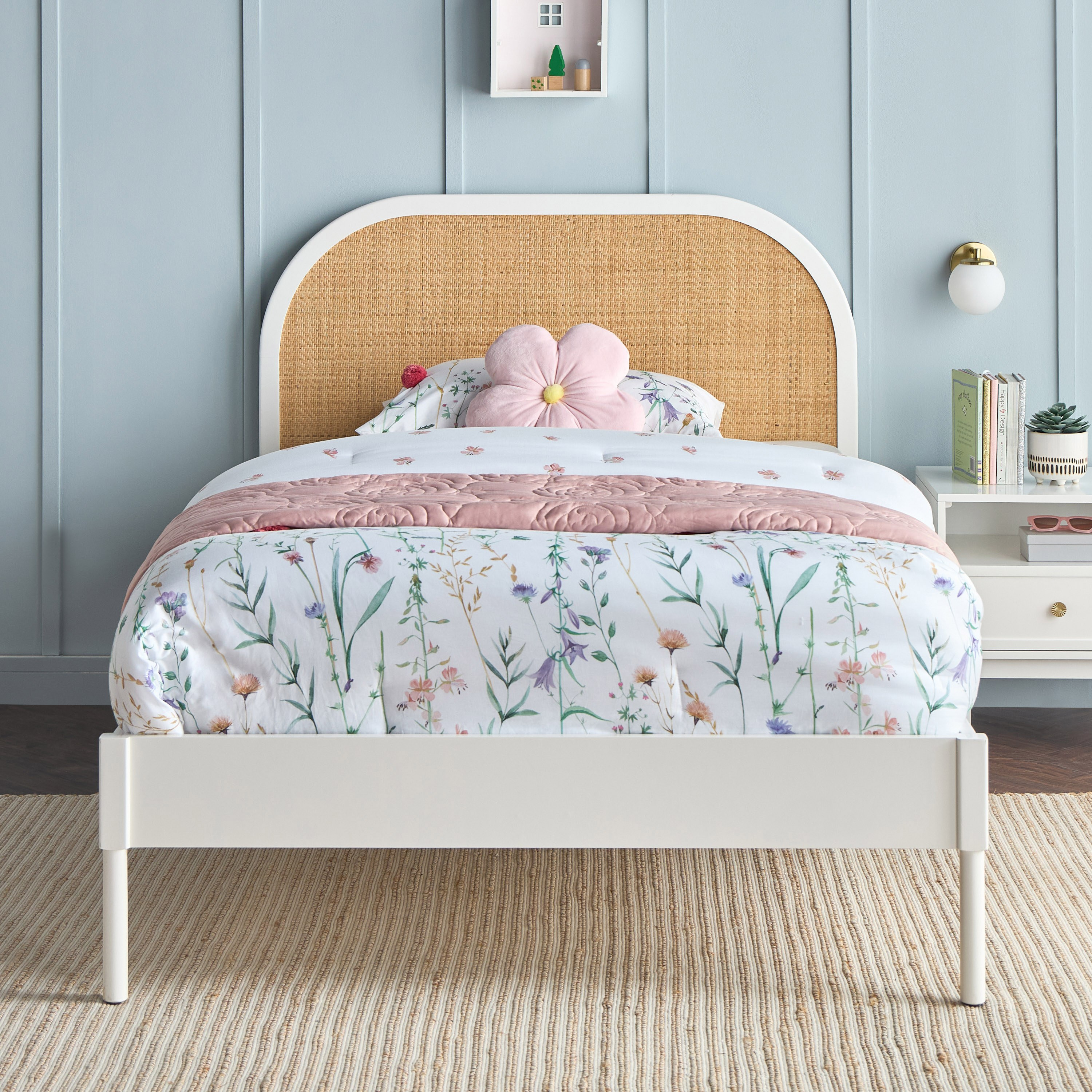 Clarissa Single Bed - 120x200 cm-babyandkids-kidsbeds-singlebeds-image-2