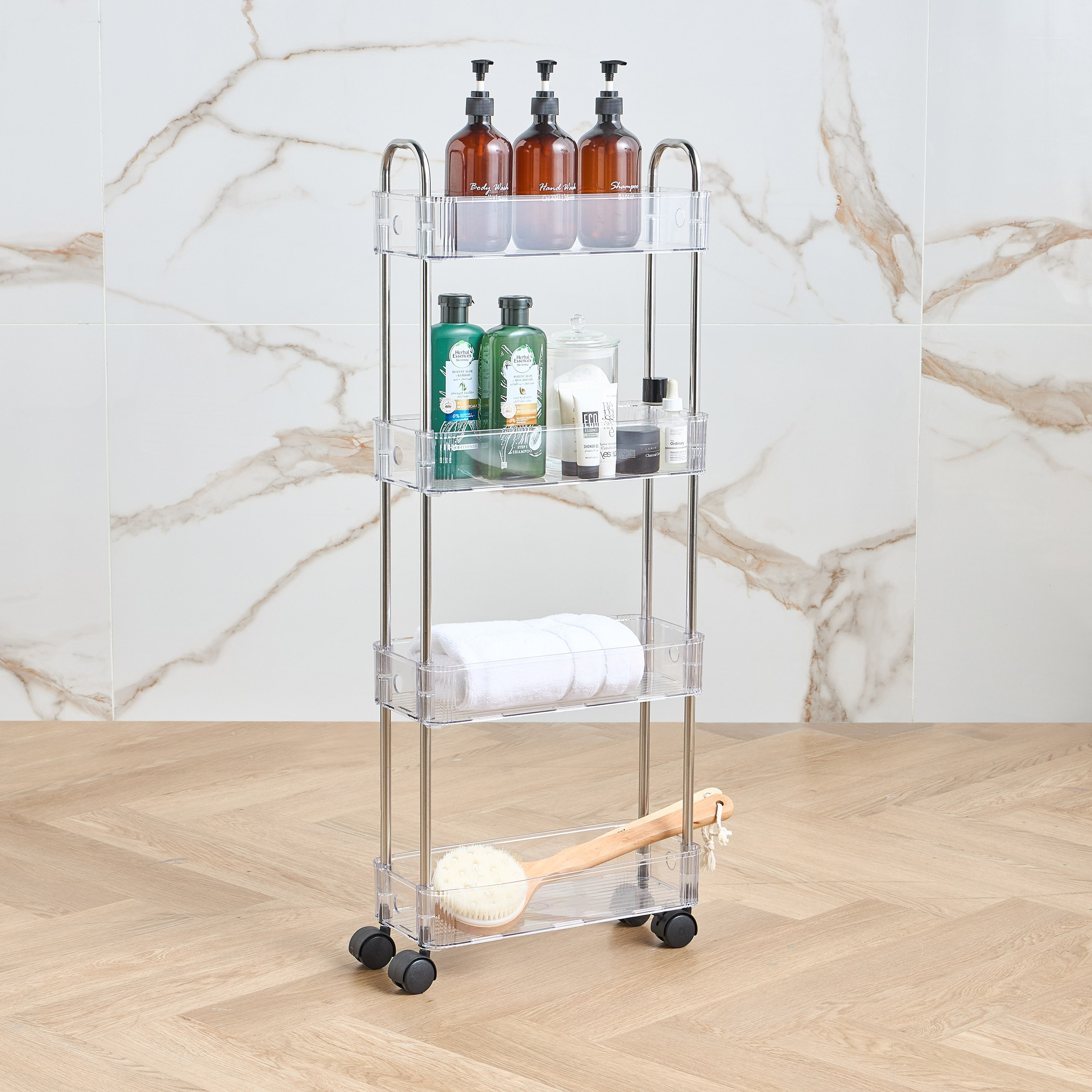 Rex 4-Tier Storage Rack - 16x37 cm
