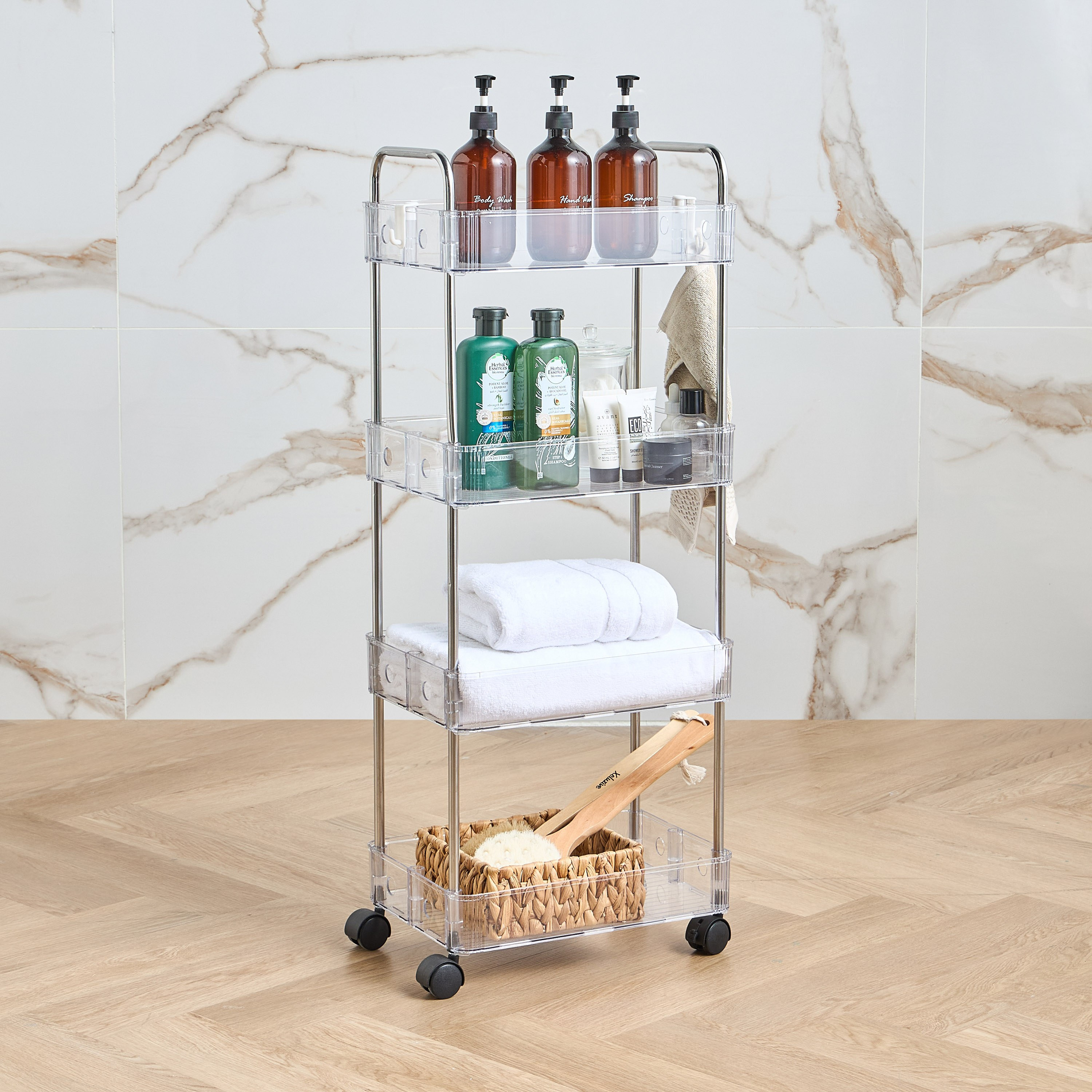 Rex 4-Tier Storage Rack - 26x37 cm-household-storage-storagesolutions-storageracks-image-1