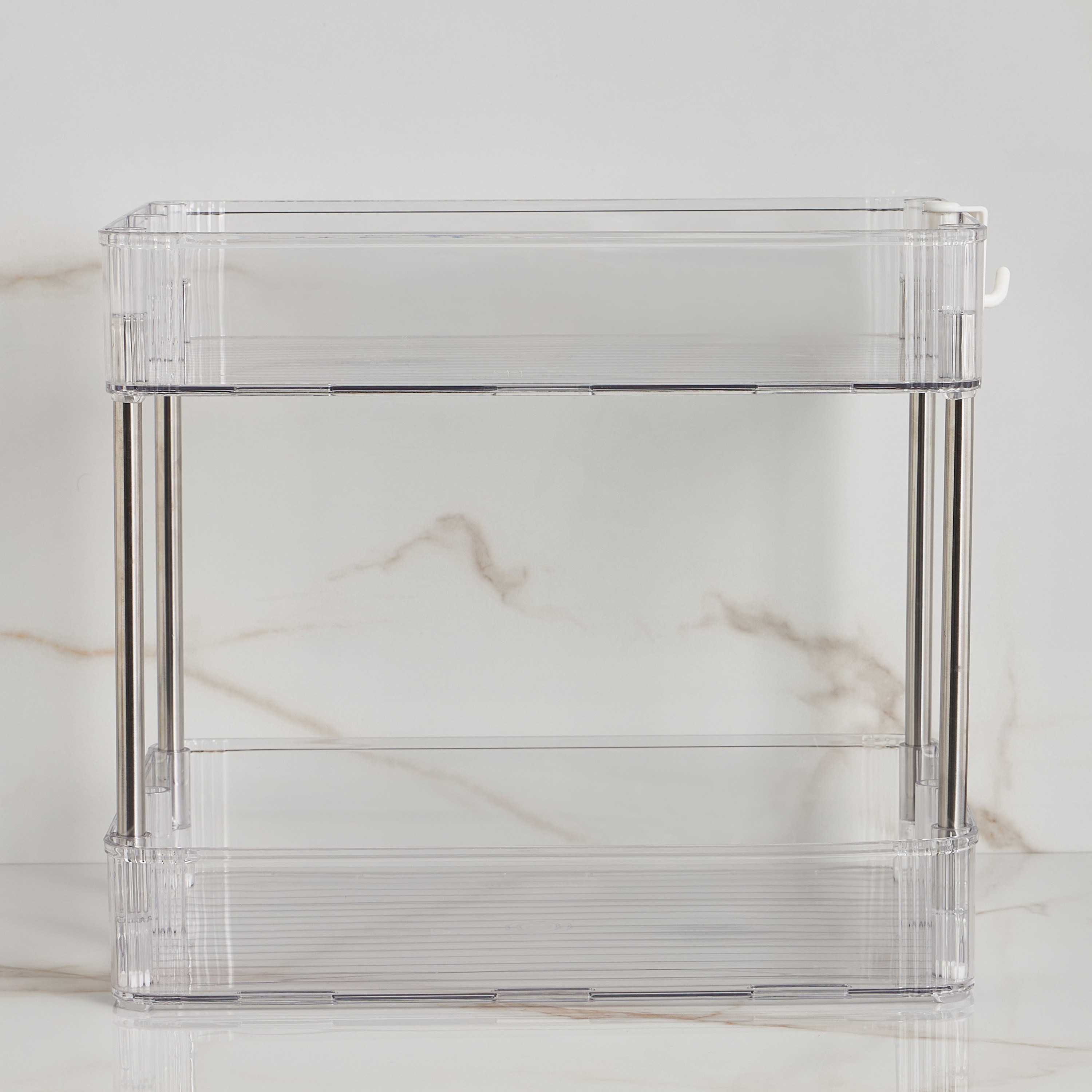Rex 2-Tier Storage Rack - 26x37 cm-household-storage-storagesolutions-storageracks-image-2