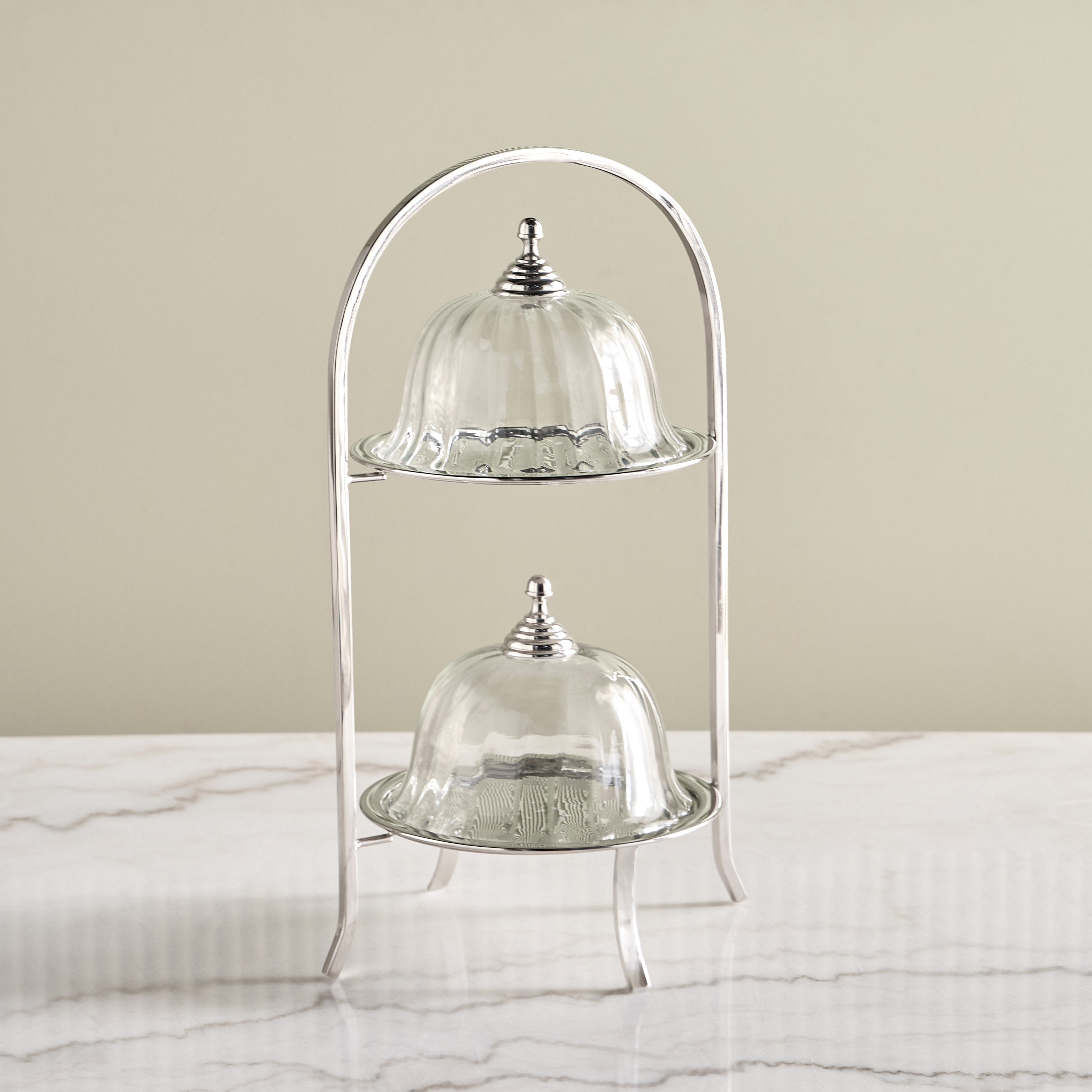 Terreno Two-Tier Cake Stand - 21 cm-household-decor-boxesandtrays-image-1