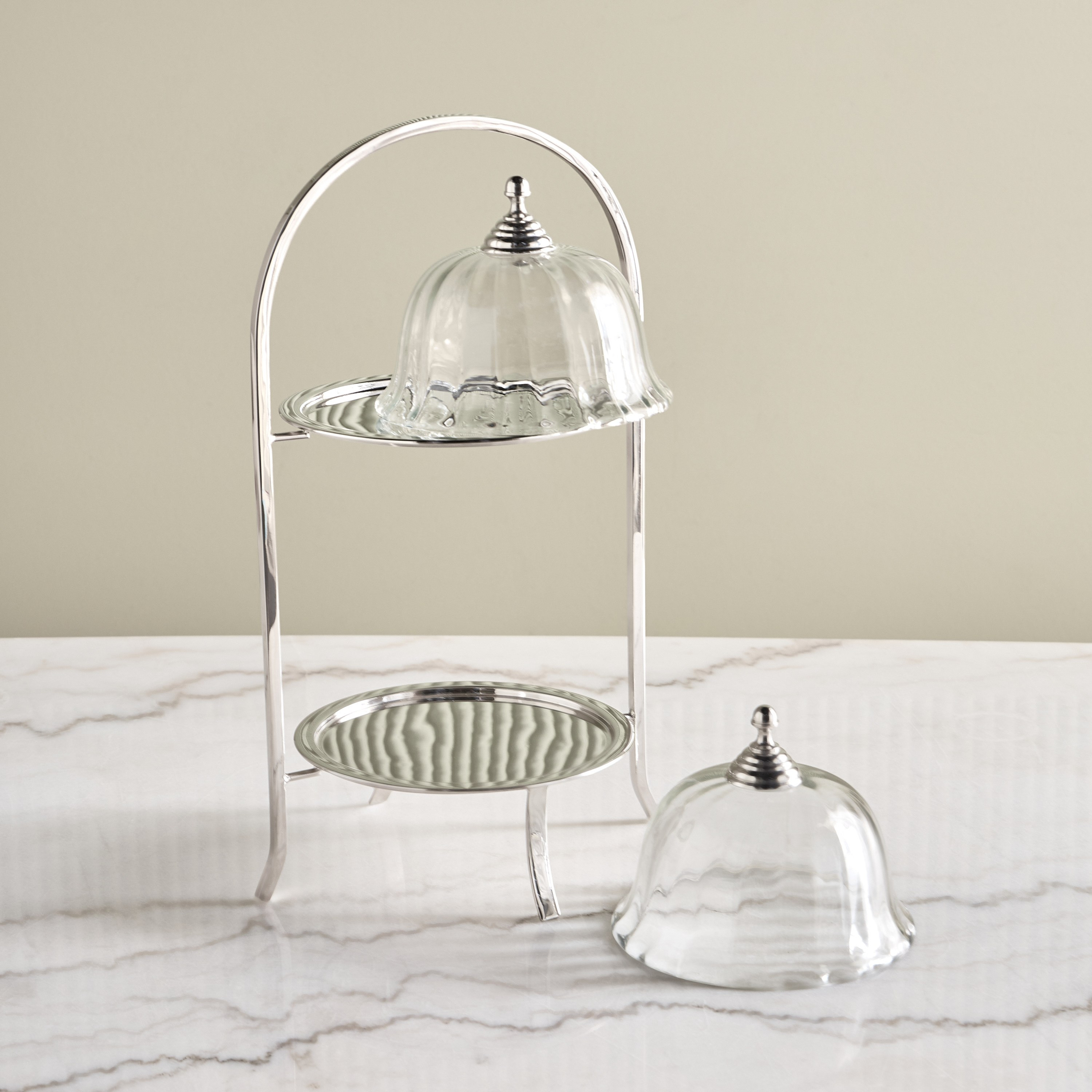 Terreno Two-Tier Cake Stand - 21 cm-household-decor-boxesandtrays-image-2