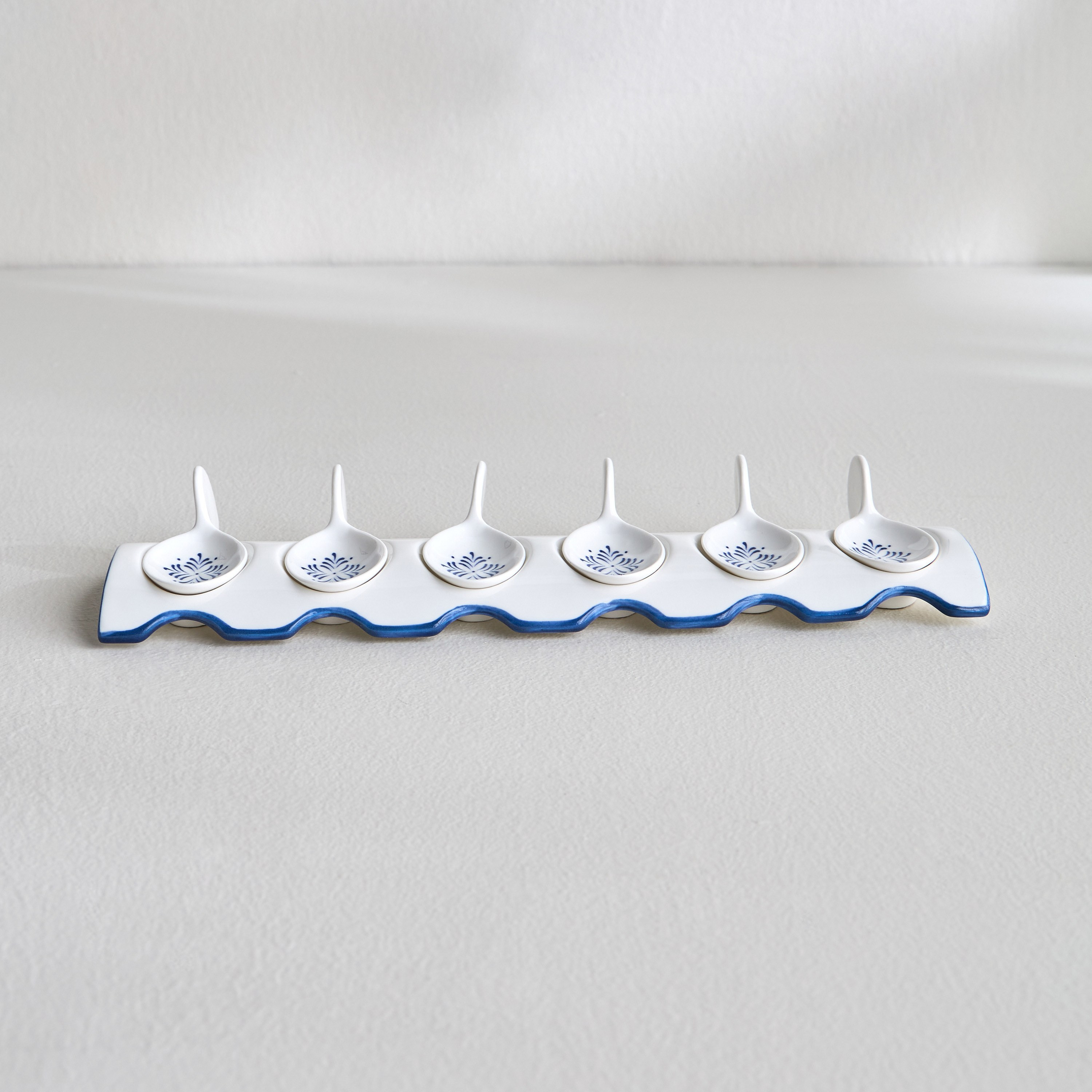 Sicilian 6-Piece Porcelain Appetizer Spoon Set-household-kitchen-kitchentoolsandutensils-foodservingtools-image-3