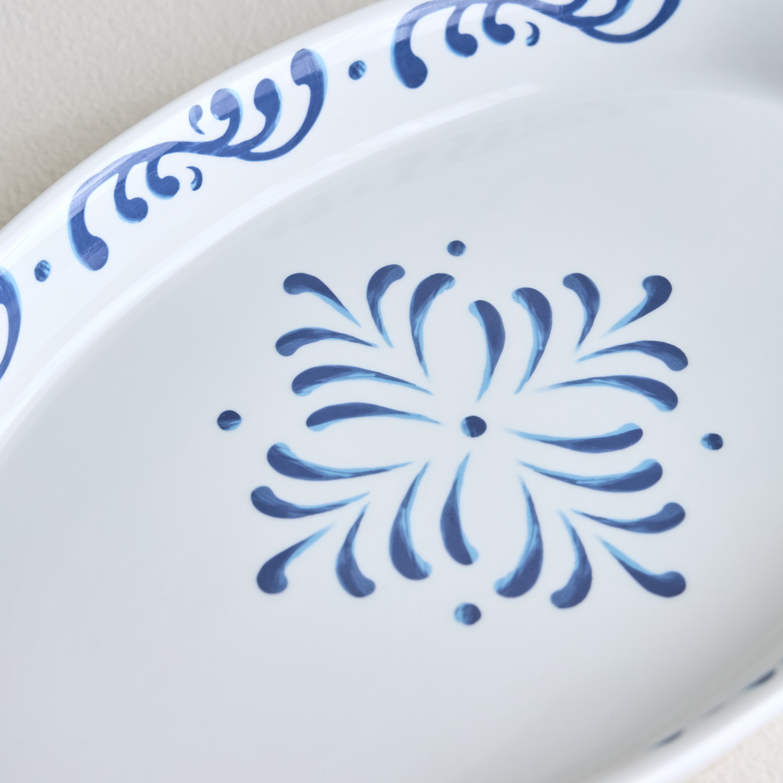 Sicilian Porcelain Serving Dish - 19 cm-household-dining-serveware-servingplatters-image-2