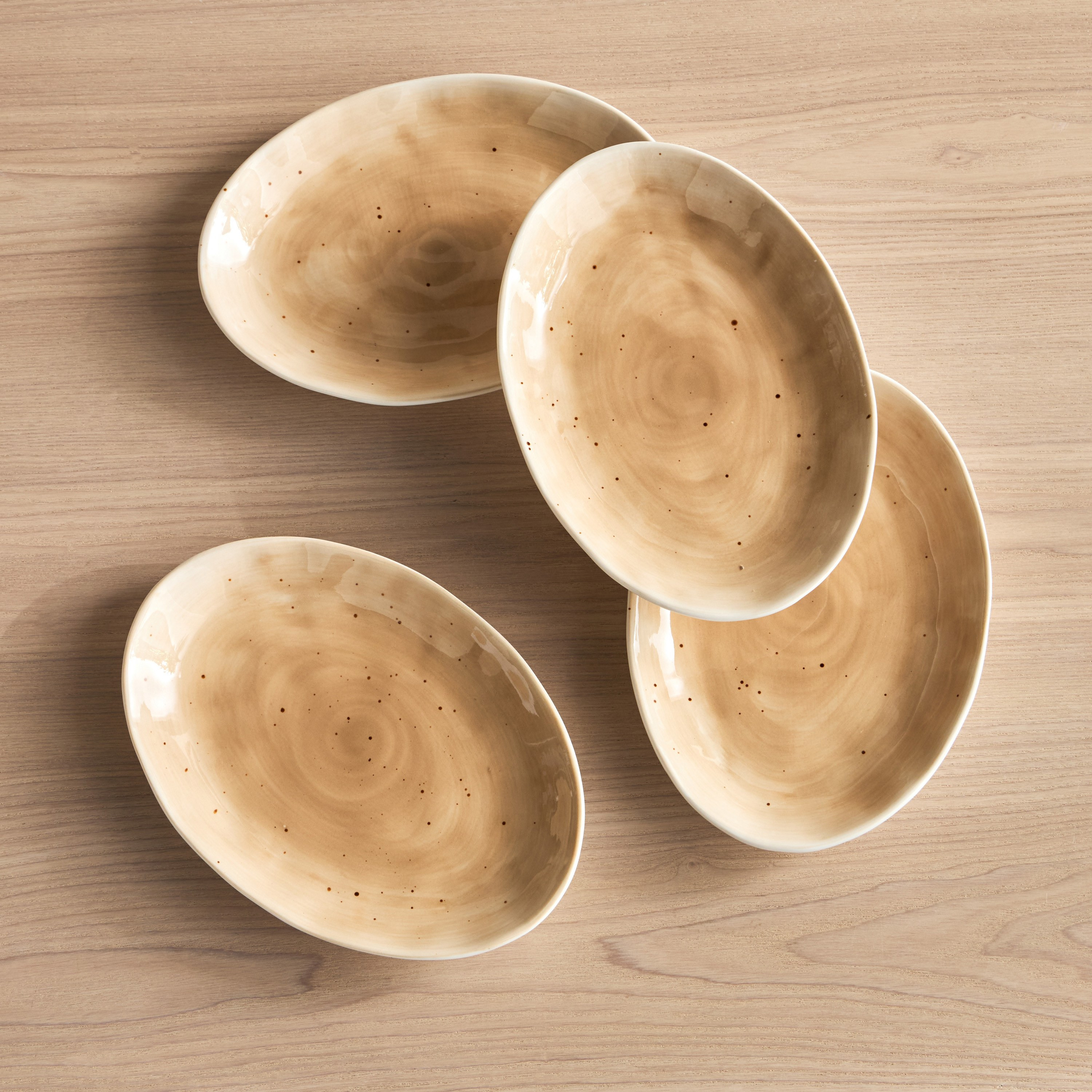 Tamara 4-Piece Porcelain Side Plate Set-household-dining-dinnerware-plates-image-1