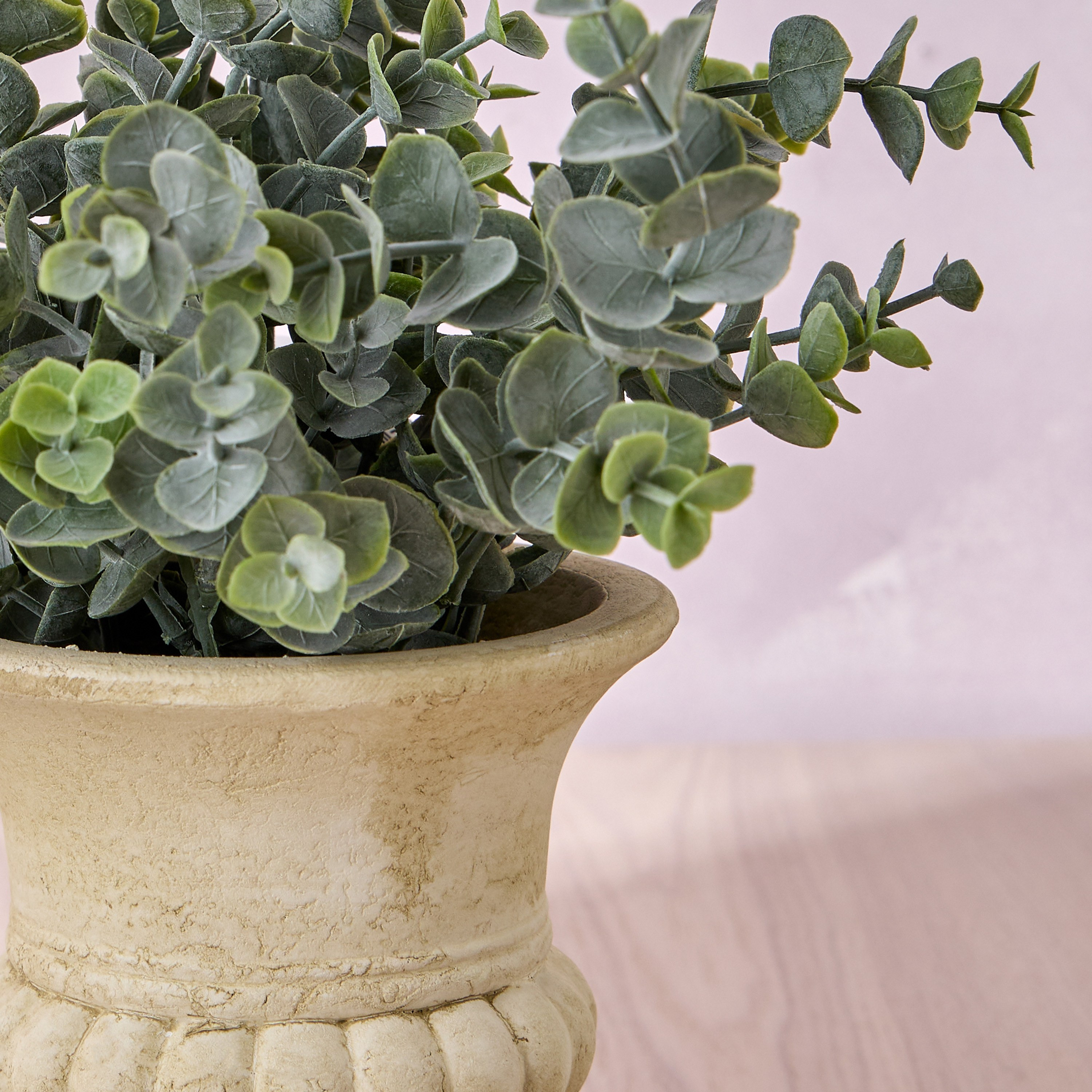 Chantilly Eden Eucalyptus Plant in Pot - 30 cm-household-gardenandoutdoor-artificialplants-pottedplants-image-2