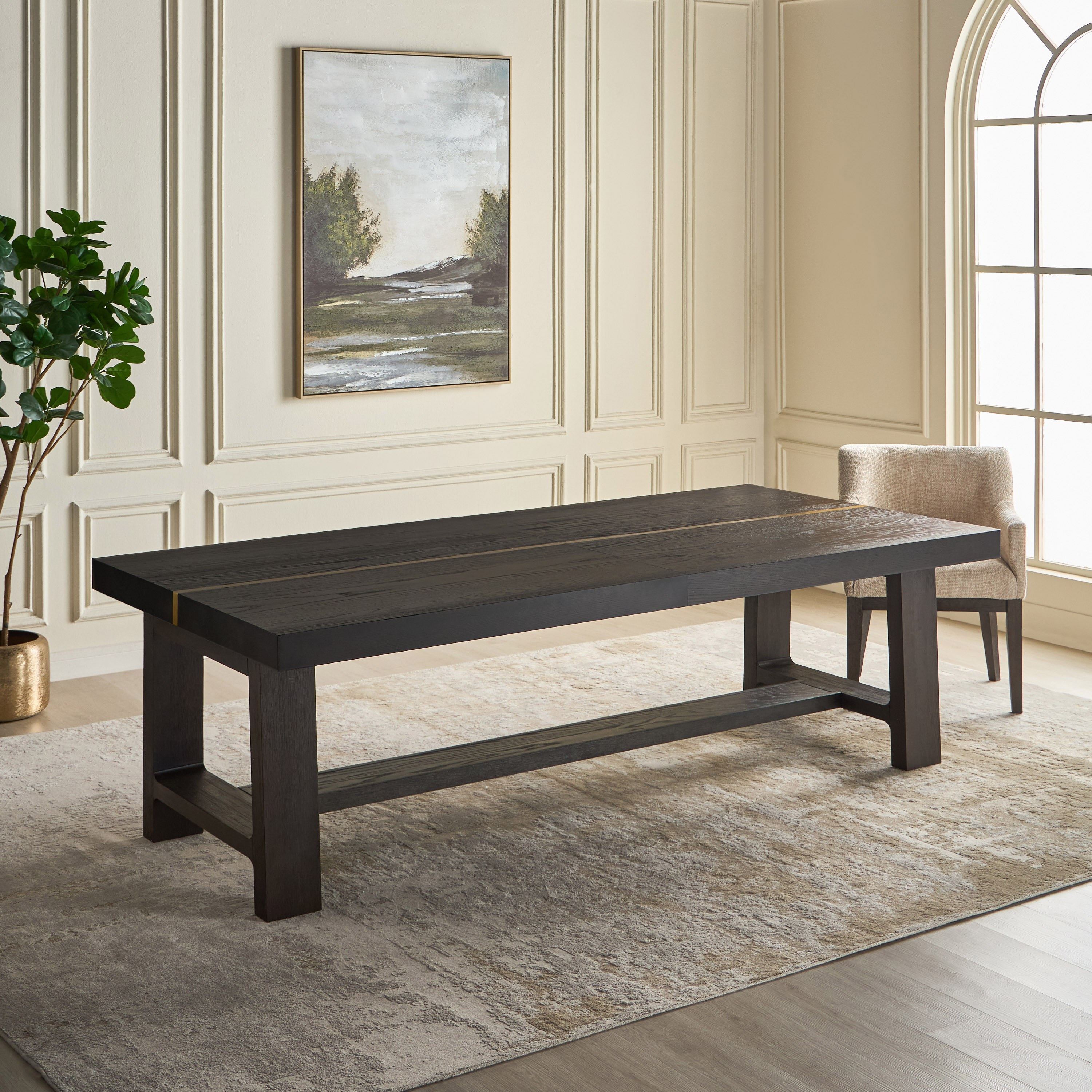 Doree 8-10 Seater Extendable Dining Table