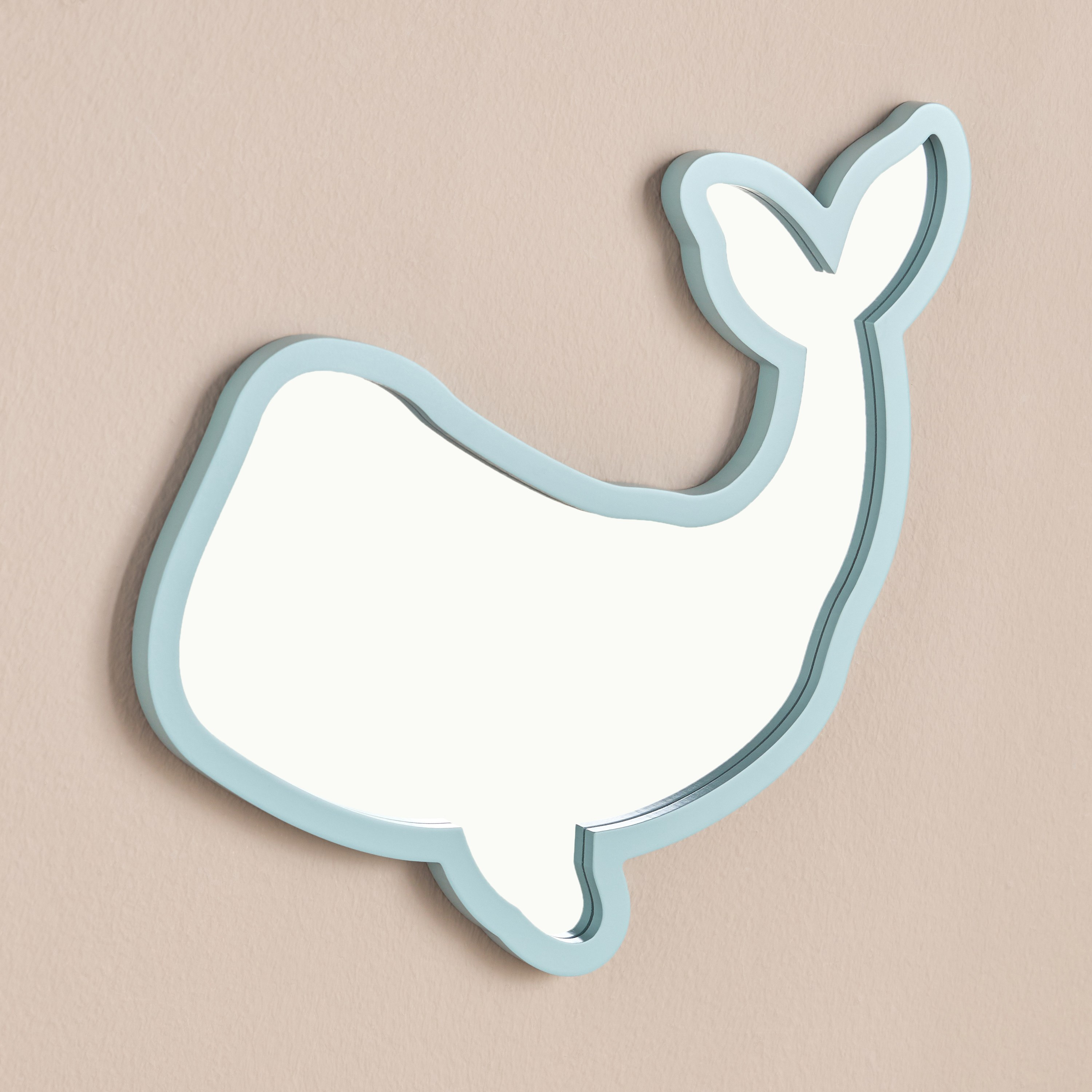 Ocean Whaley Love u Wall Mirror - 33x33 cm-babyandkids-decorandlighting-decor-mirrors-image-1