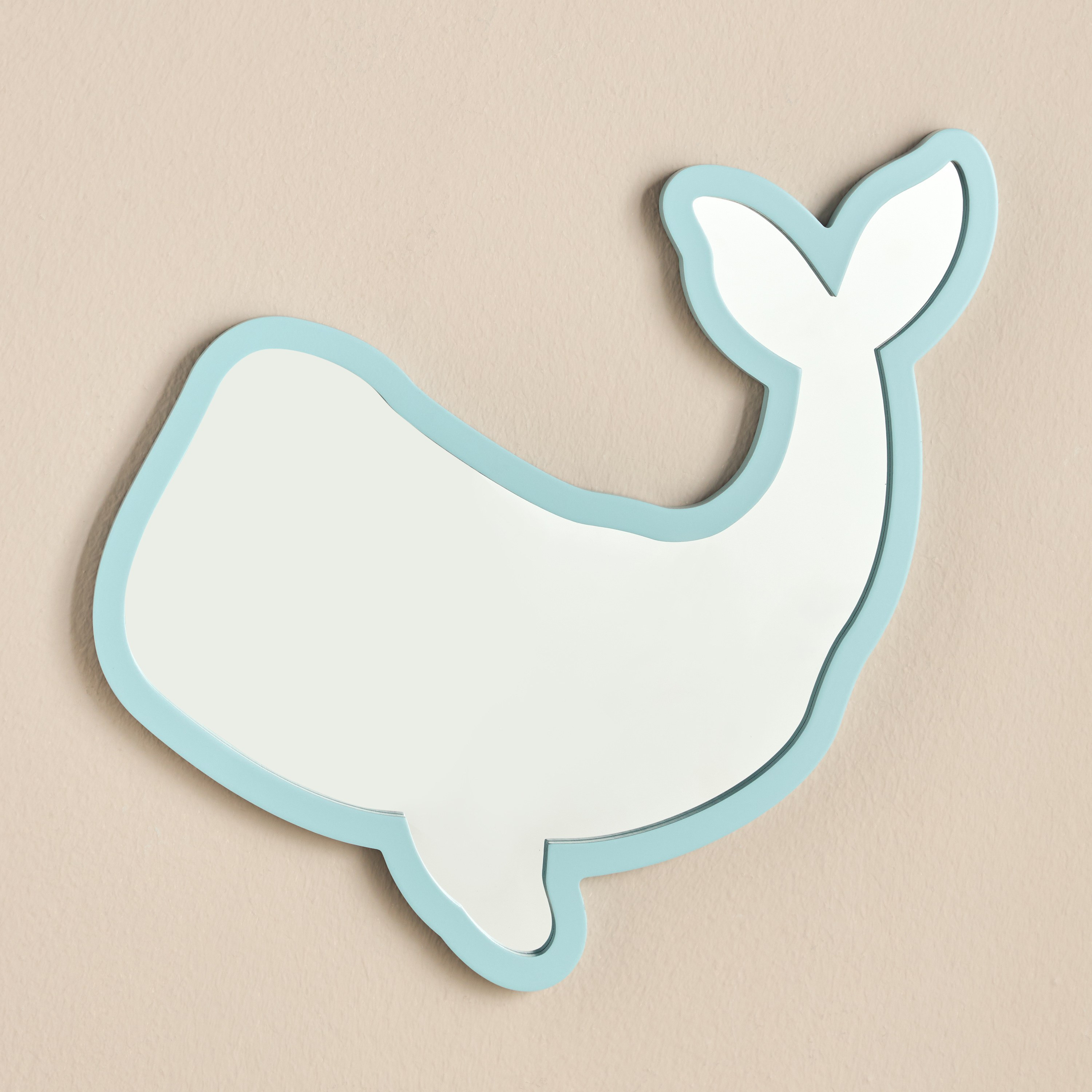 Ocean Whaley Love u Wall Mirror - 33x33 cm-babyandkids-decorandlighting-decor-mirrors-image-2
