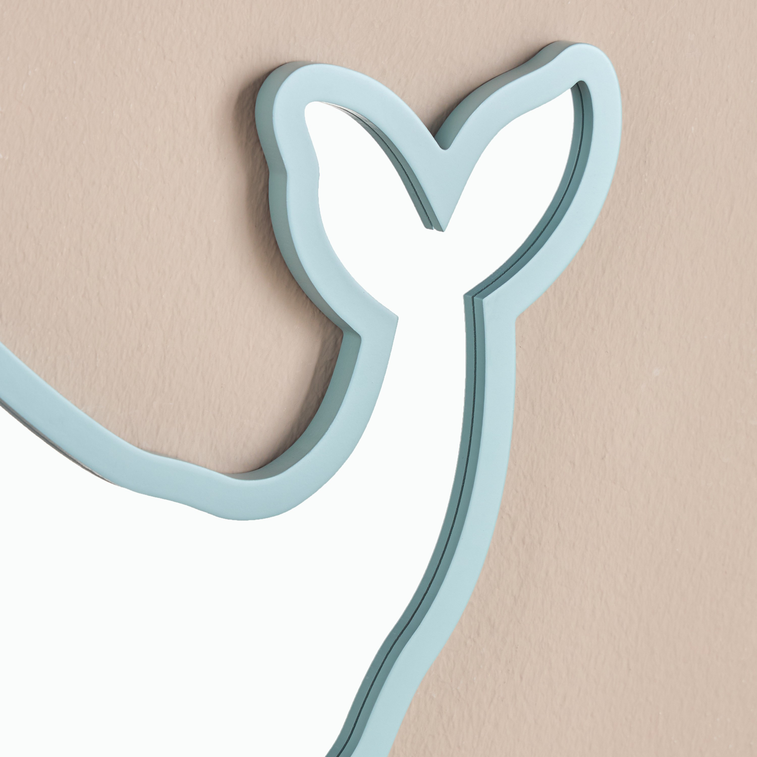 Ocean Whaley Love u Wall Mirror - 33x33 cm-babyandkids-decorandlighting-decor-mirrors-image-3