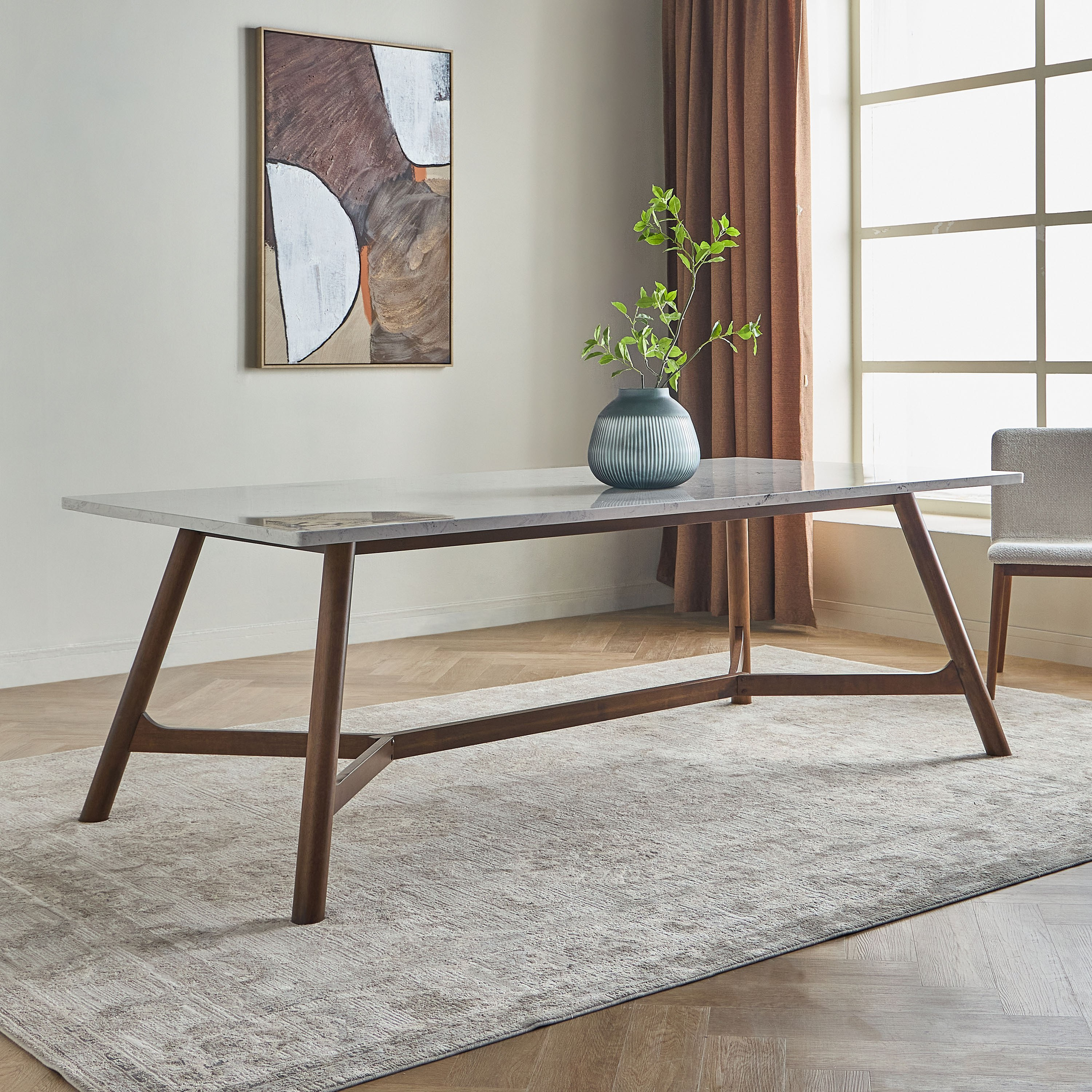 Adam 8-Seater Marble Top Dining Table-furniture-diningroom-diningtables-image-1