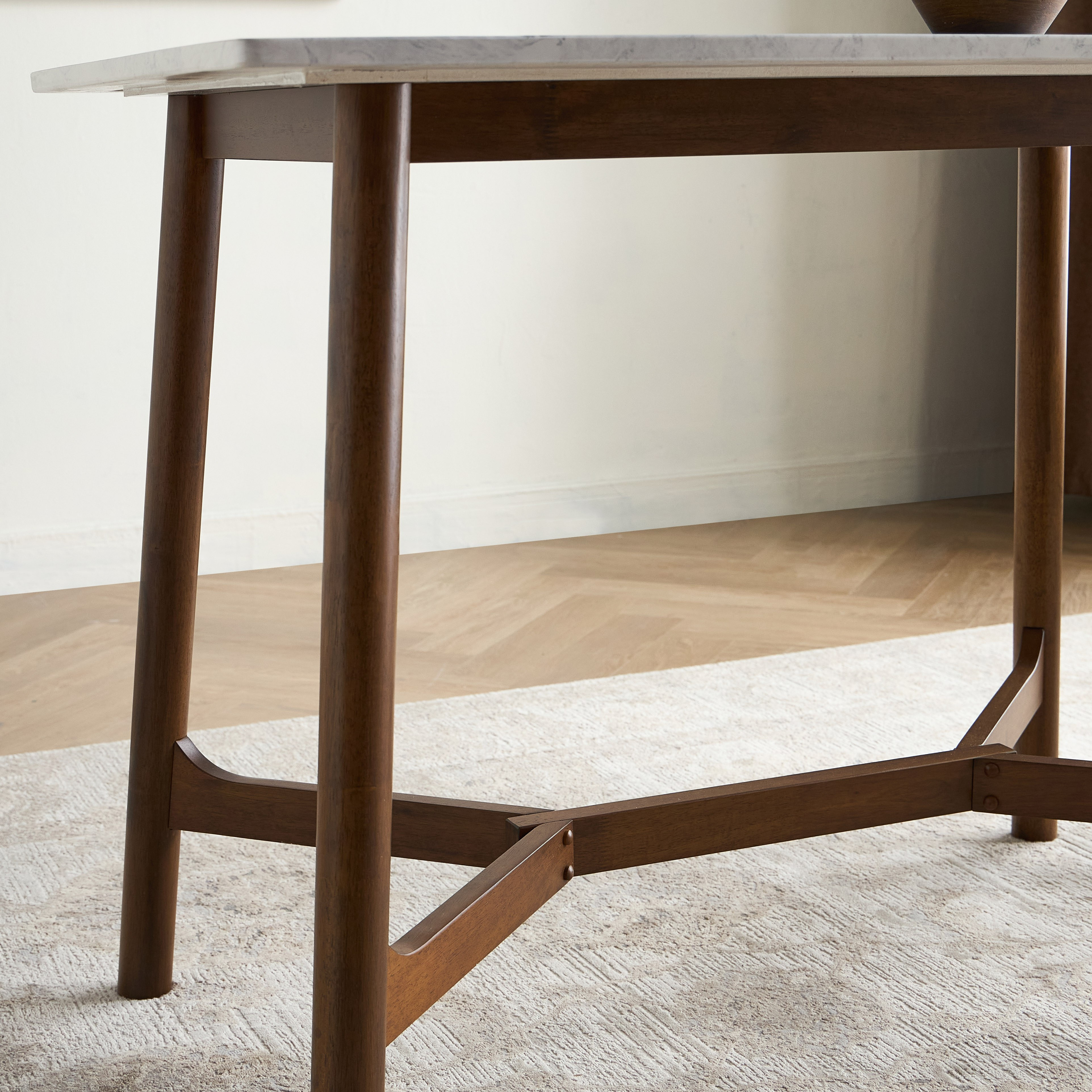 Adam 4-Seater Marble Top High Dining Table-furniture-diningroom-diningtables-image-4