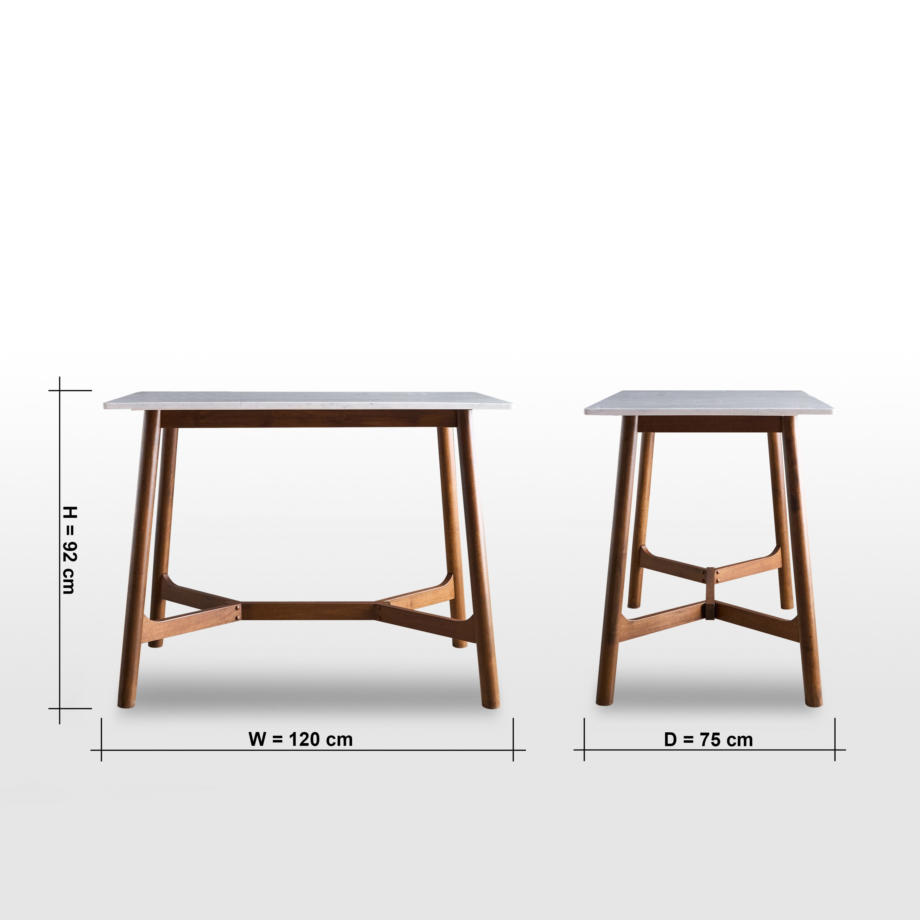 Adam 4-Seater Marble Top High Dining Table-furniture-diningroom-diningtables-image-7